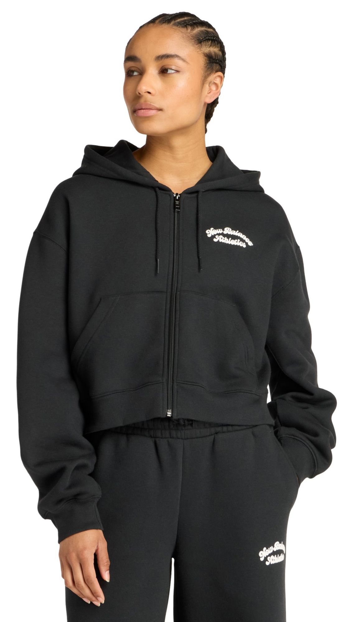 New Balance Women's Linear Heritage Fleece Full Zip