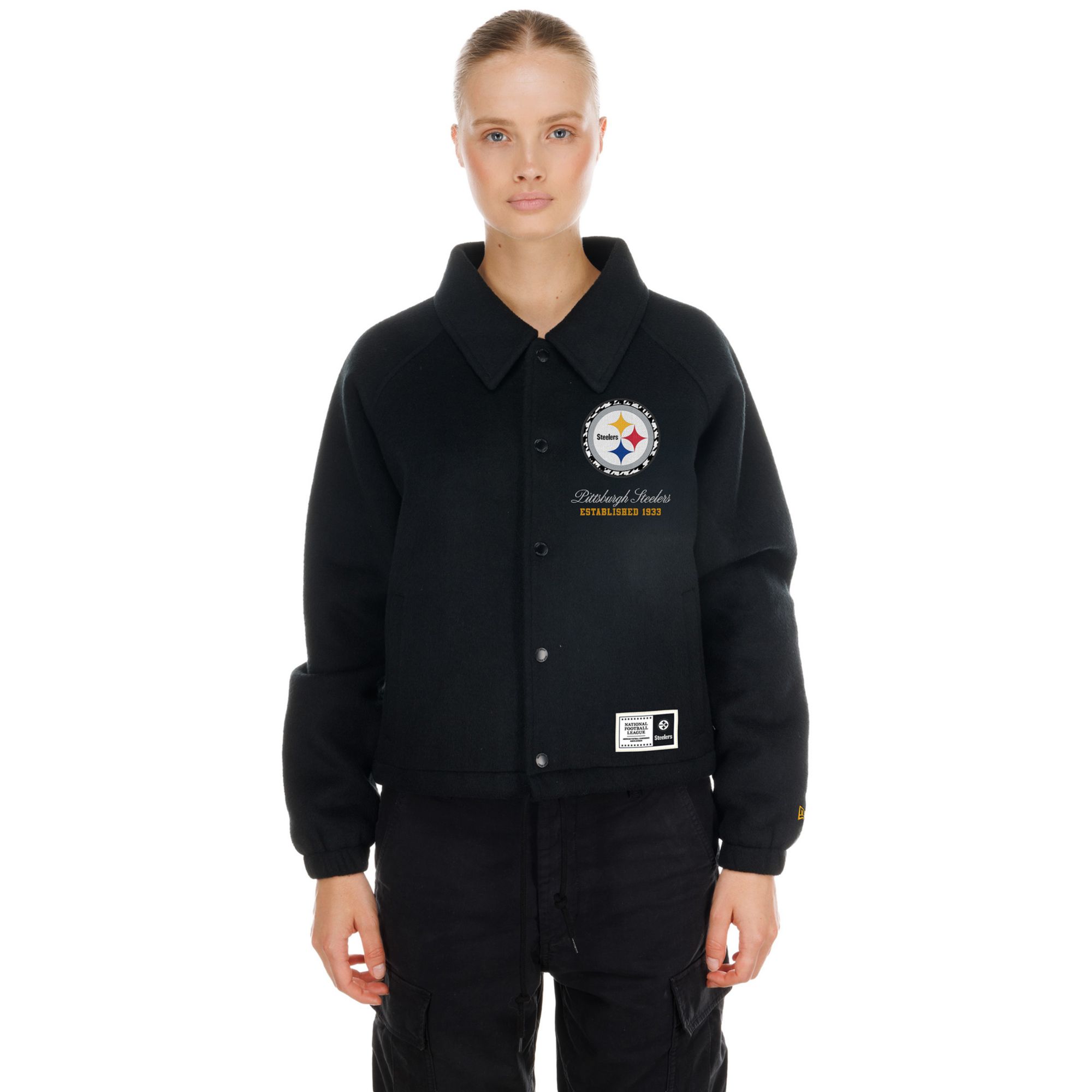 New Era Women's Pittsburgh Steelers Cord Jacket