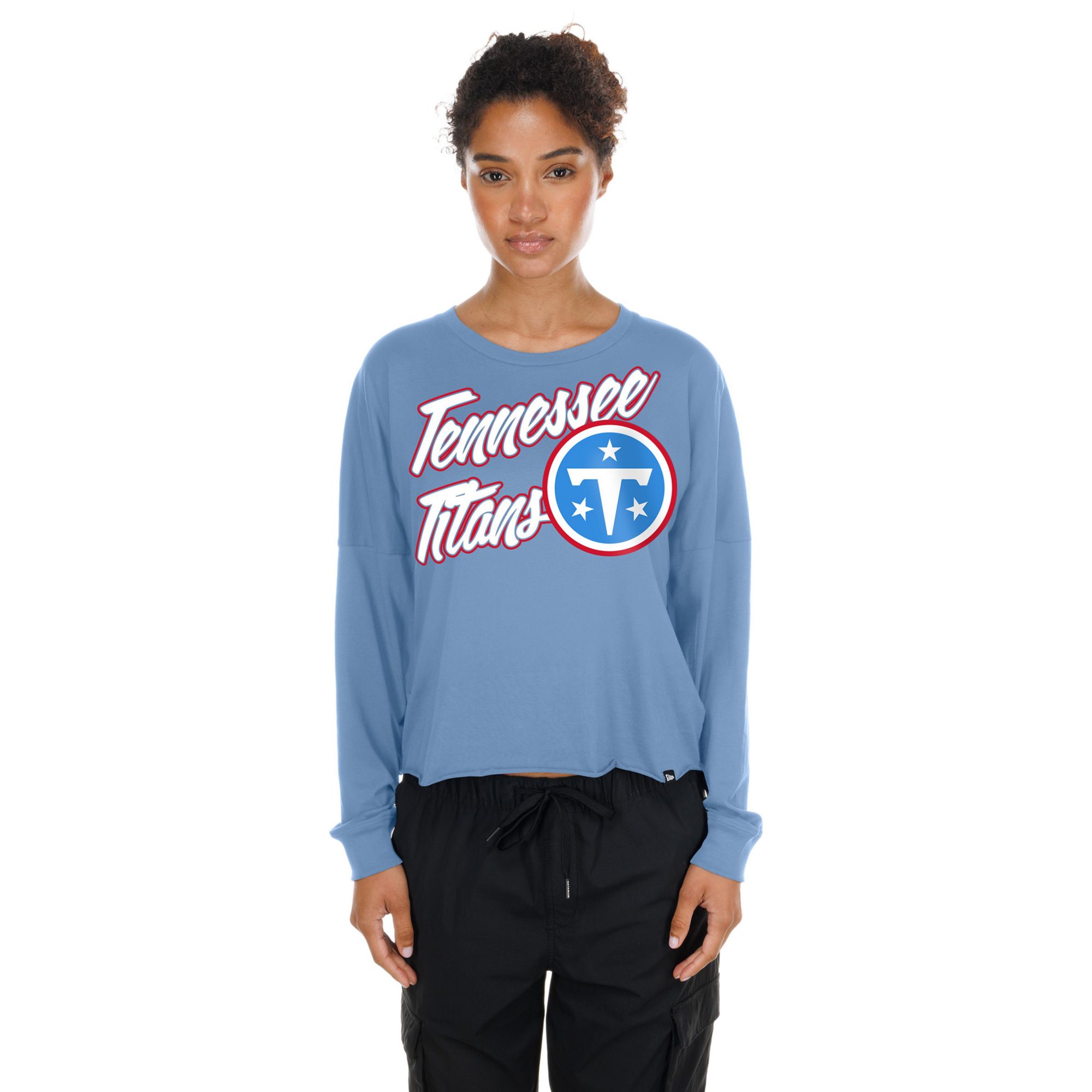New Era Women's Tennessee Titans Fan Script Long Sleeve Shirt