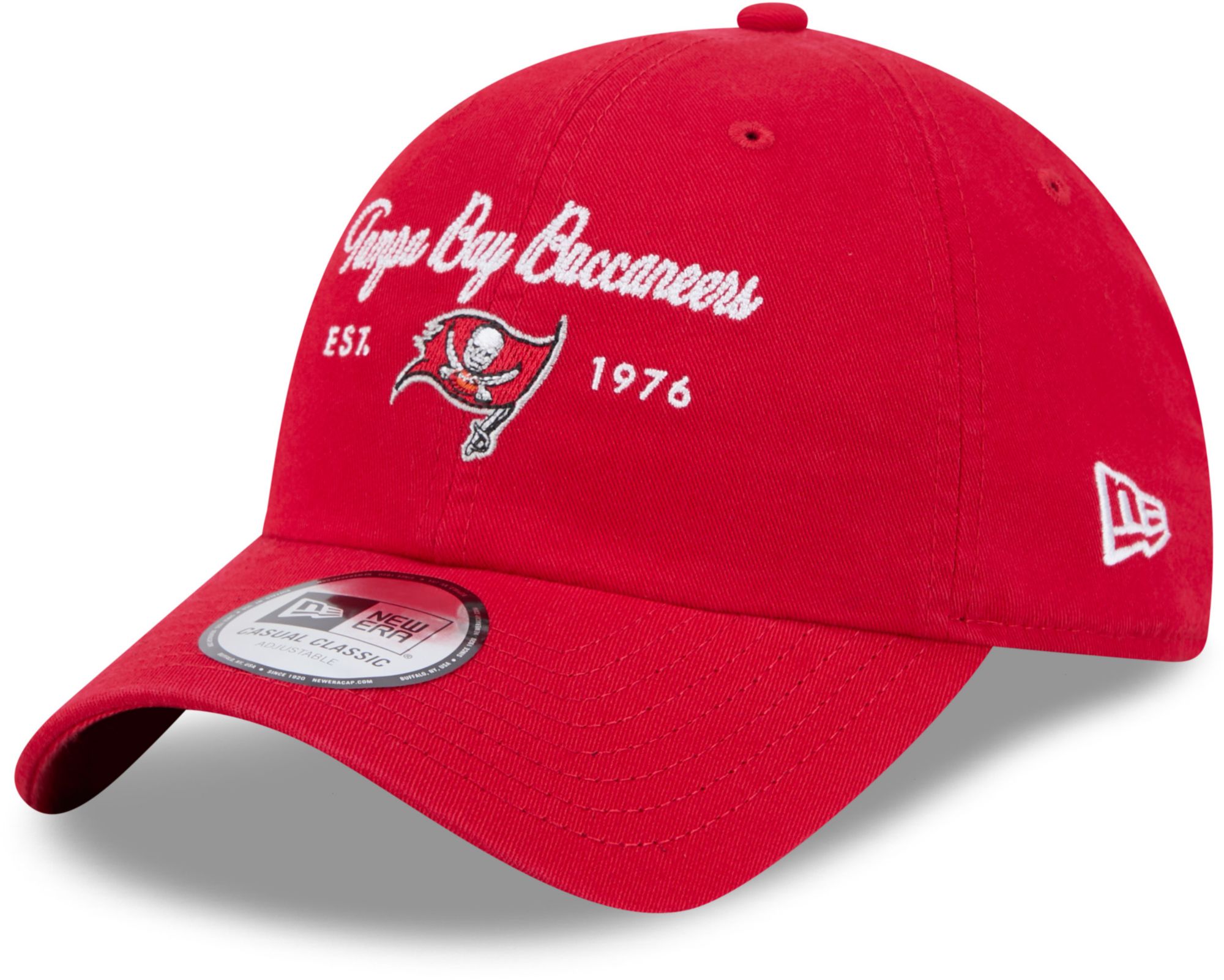 New Era Women's Tampa Bay Buccaneers Red Script Casual Classic Adjustable Hat