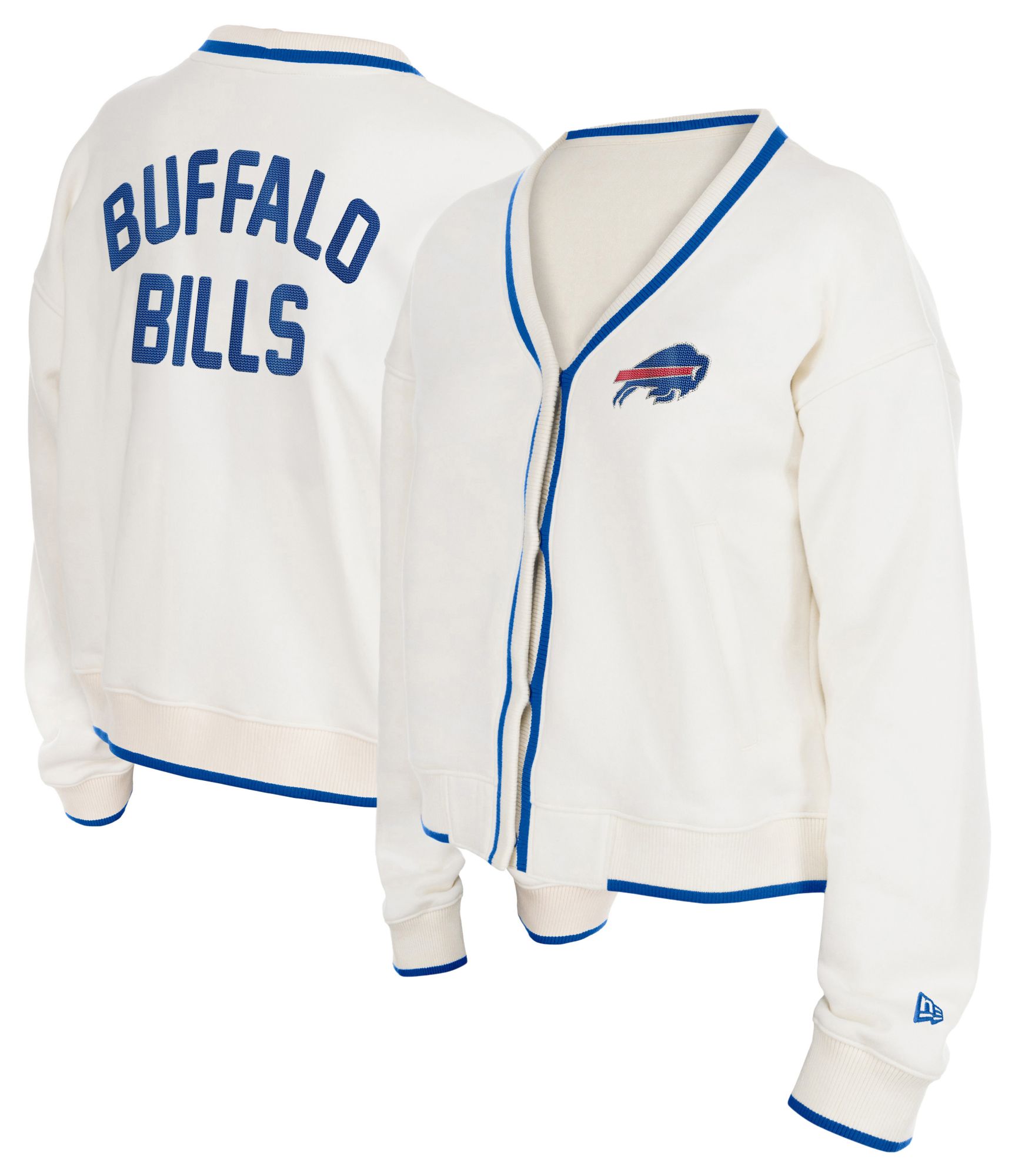 New Era Women's Buffalo Bills Beige Classic Cardigan