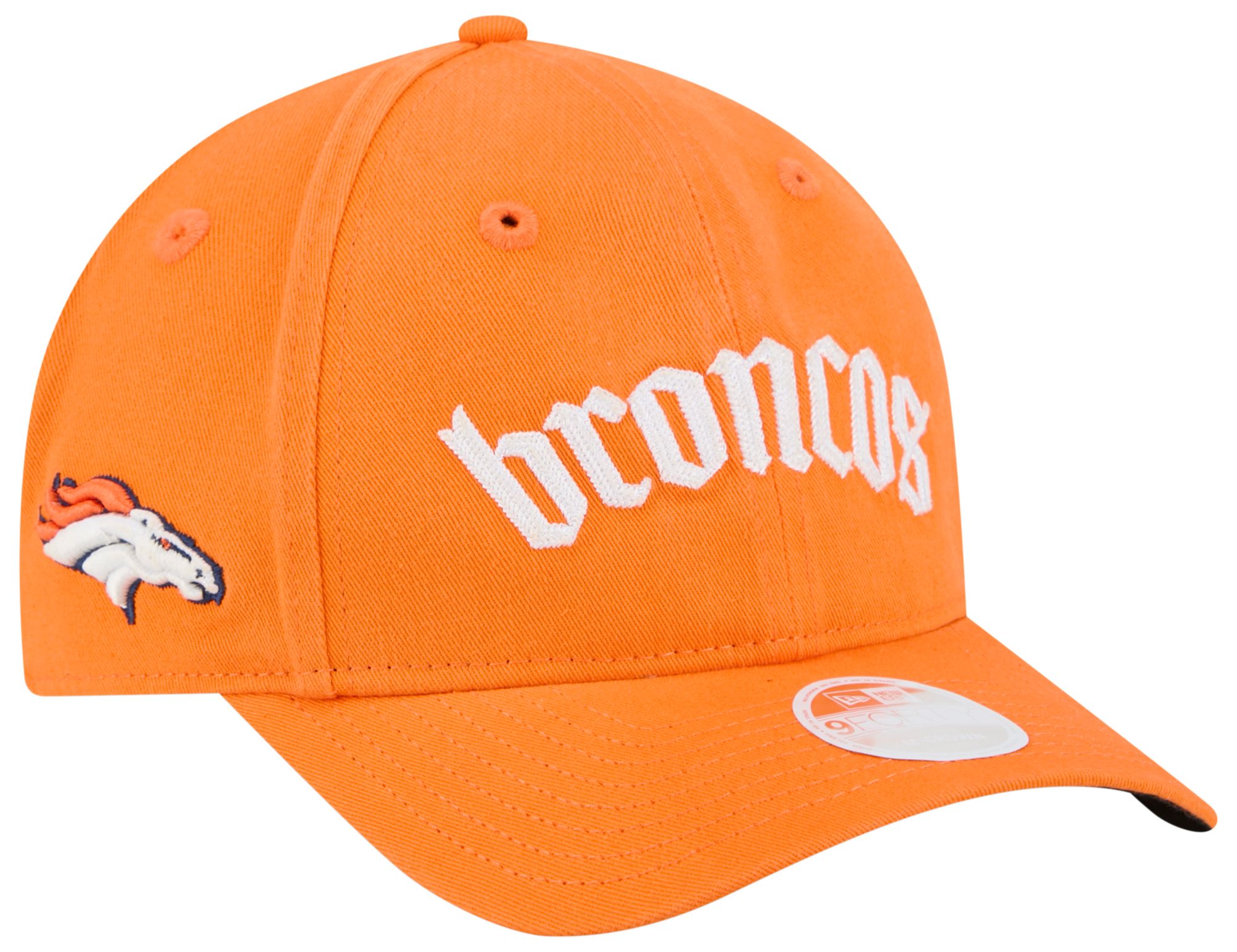 New Era Women's Denver Broncos Orange Gothic 9Forty Adjustable Hat