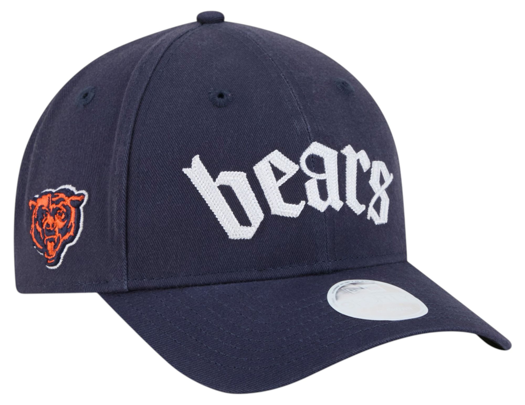 New Era Women's Chicago Bears Navy Gothic 9Forty Adjustable Hat