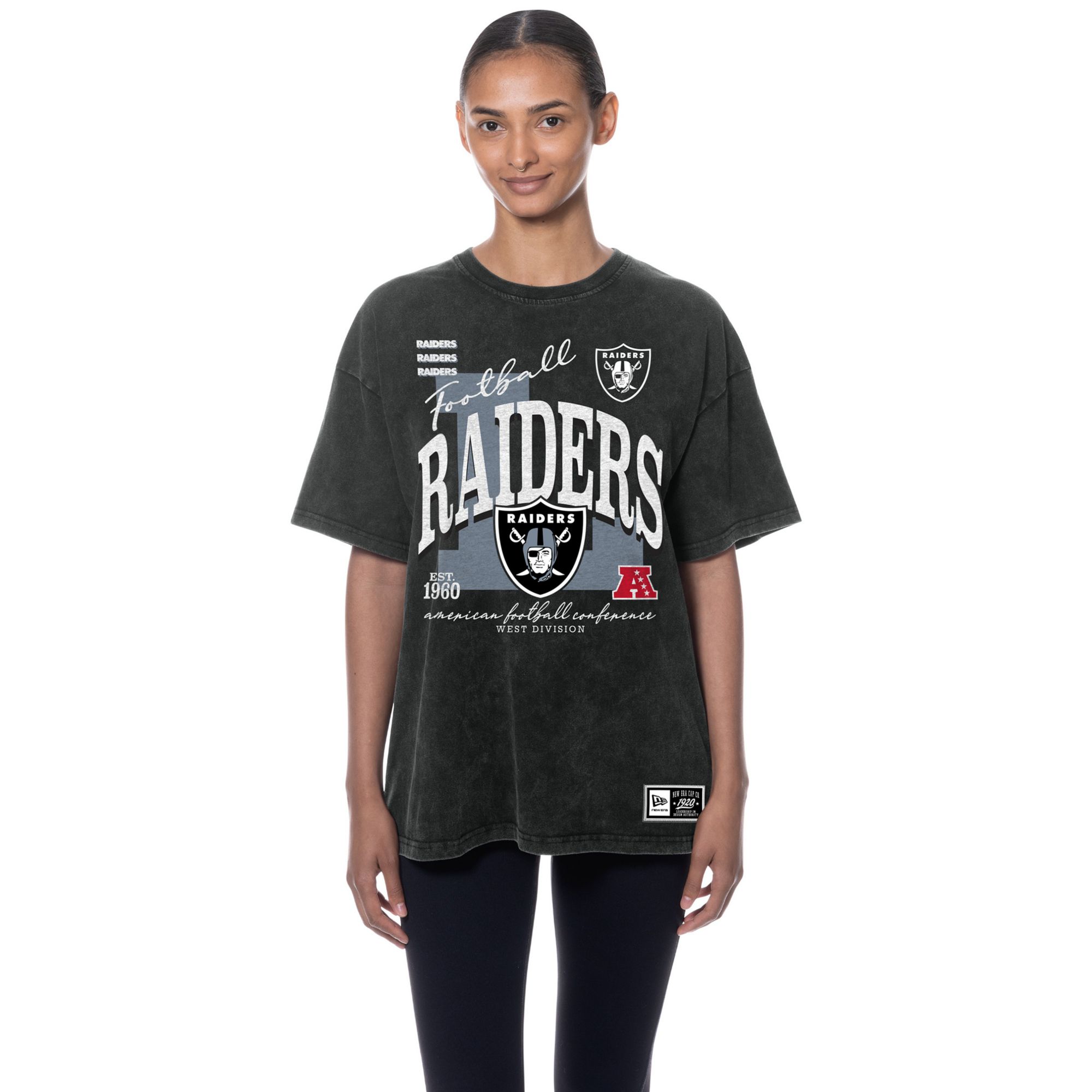 New Era Women's Las Vegas Raiders Black T-Shirt