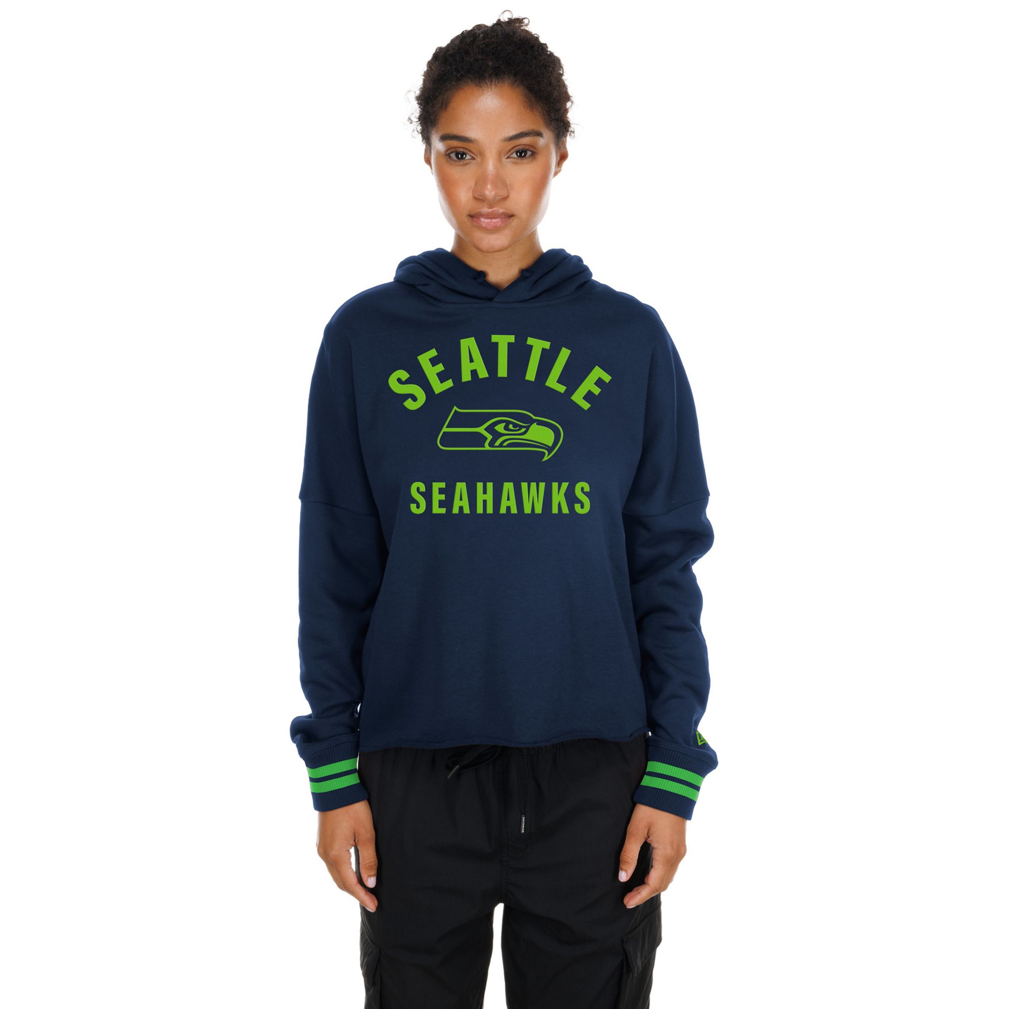 New Era Women's Seattle Seahawks Flocked Hoodie