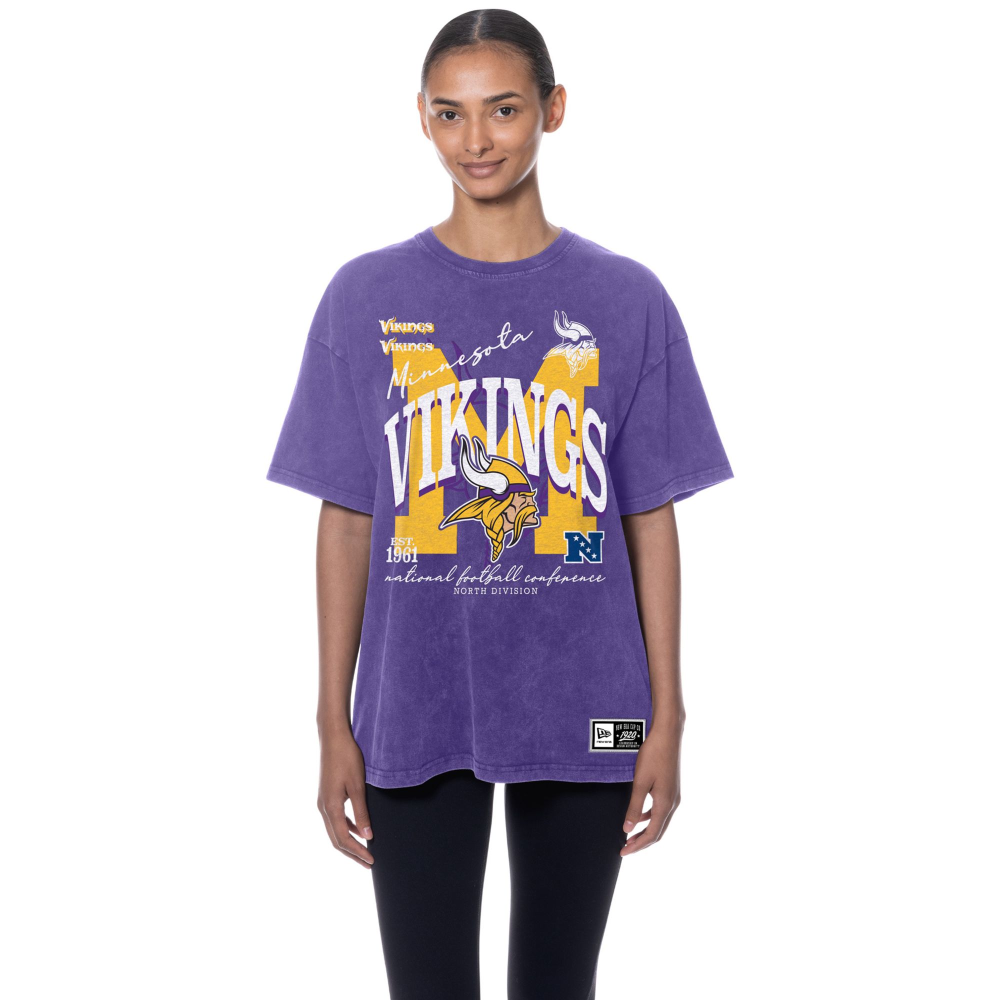 New Era Women's Minnesota Vikings Purple T-Shirt