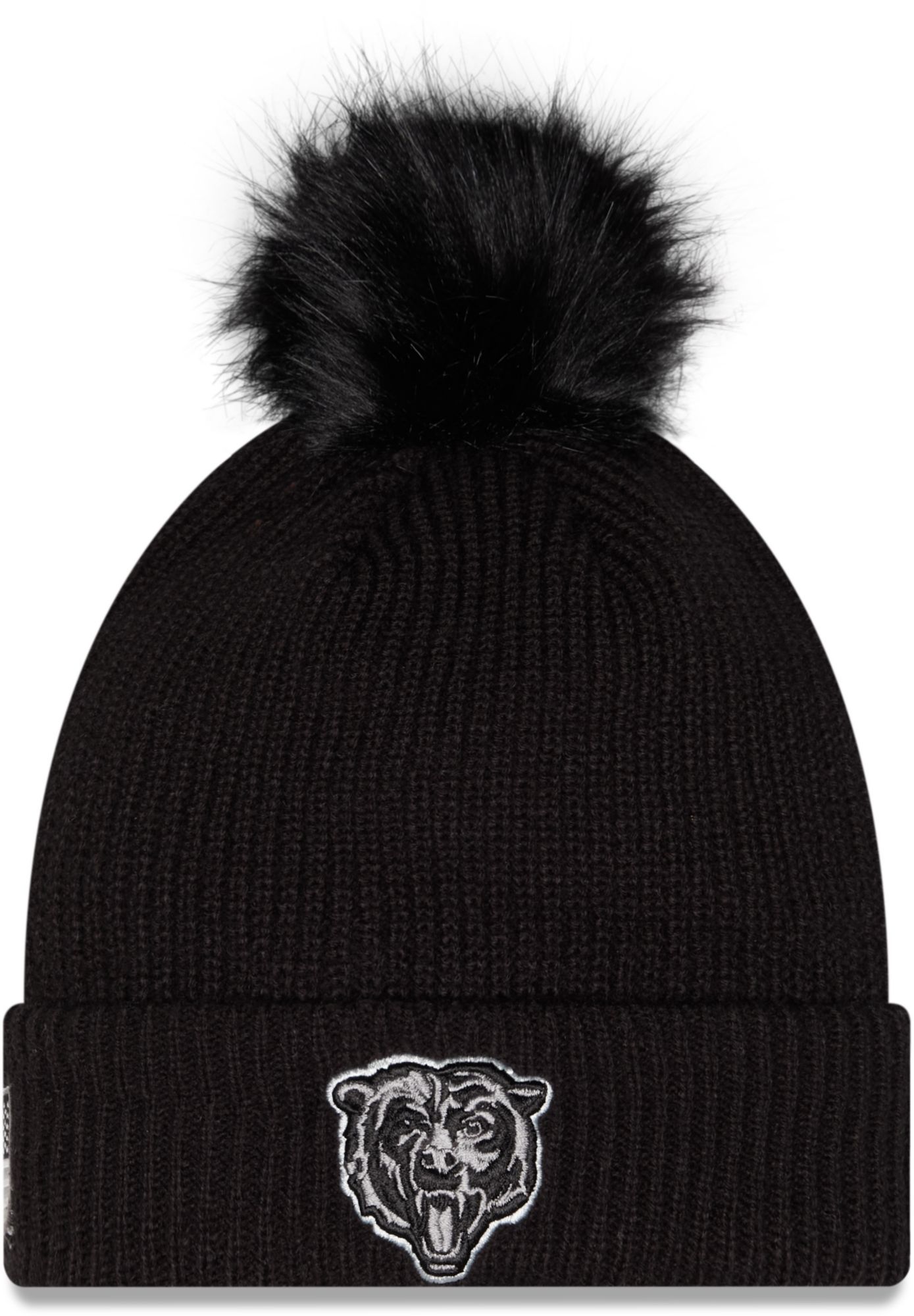 New Era Women's Chicago Bears Salute To Service 2026 Sideline Knit Beanie