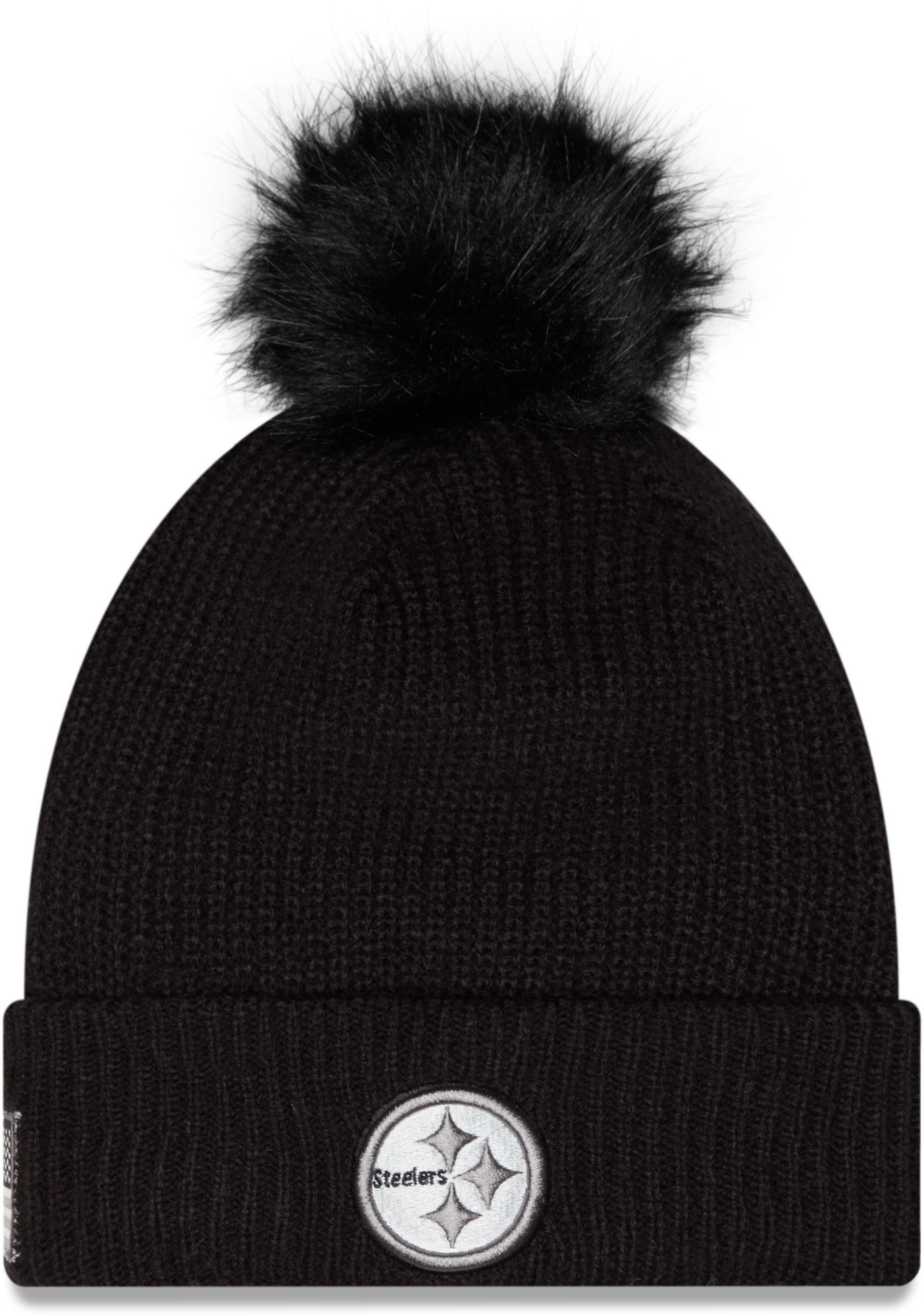 New Era Women's Pittsburgh Steelers Salute To Service 2026 Sideline Knit Beanie