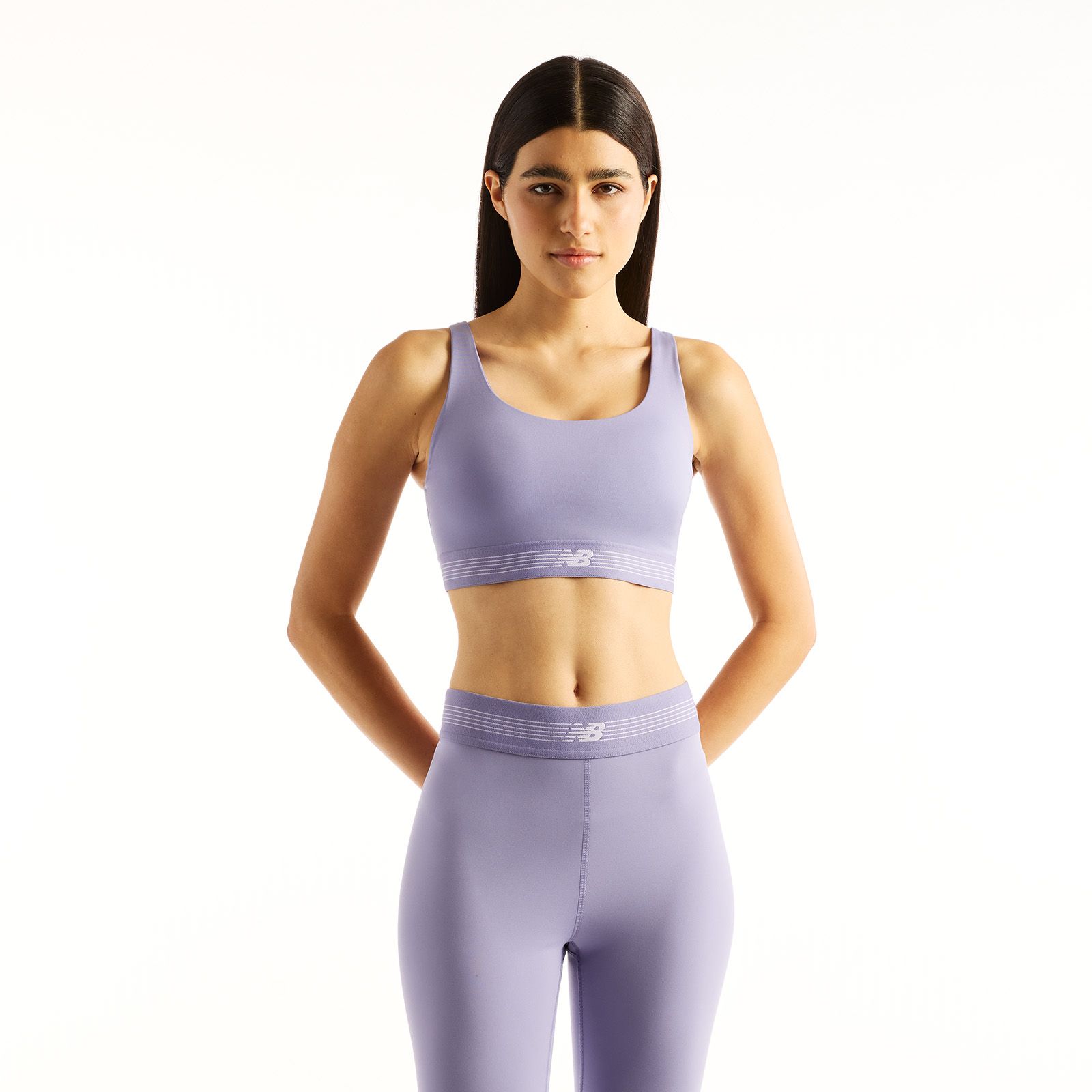 New Balance Women's AC Train Bra Dark Smoked Violet thumbnail