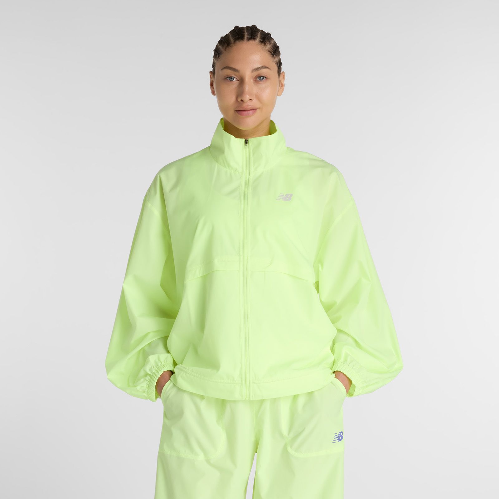New Balance Women's Trackside Woven Jacket