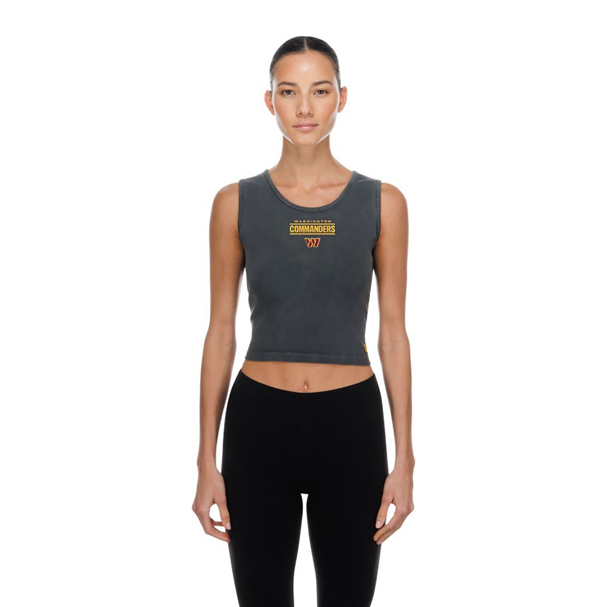 New Era Women's Washington Commanders Grey Glitter Tank Top