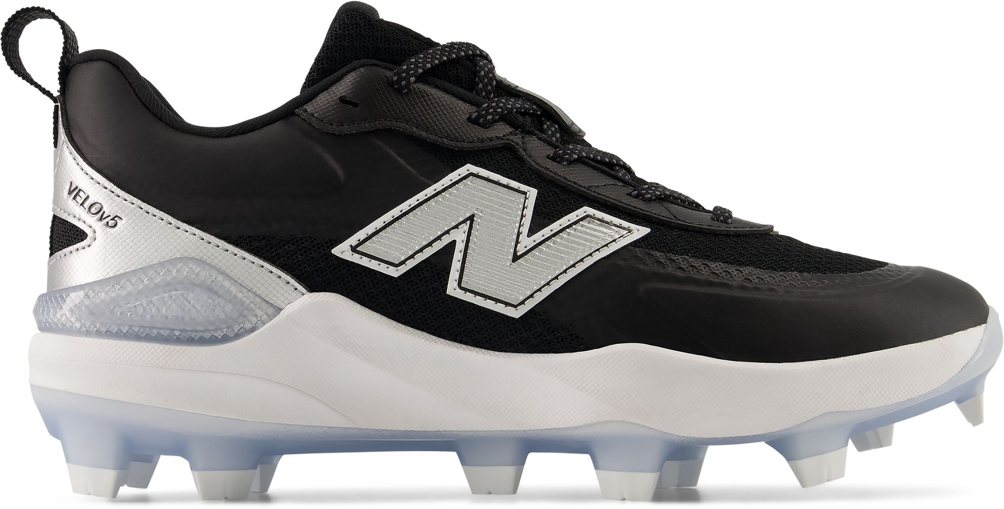 New Balance Women's Velo v5 Molded Softball Shoes - Black/Grey (Size 12)