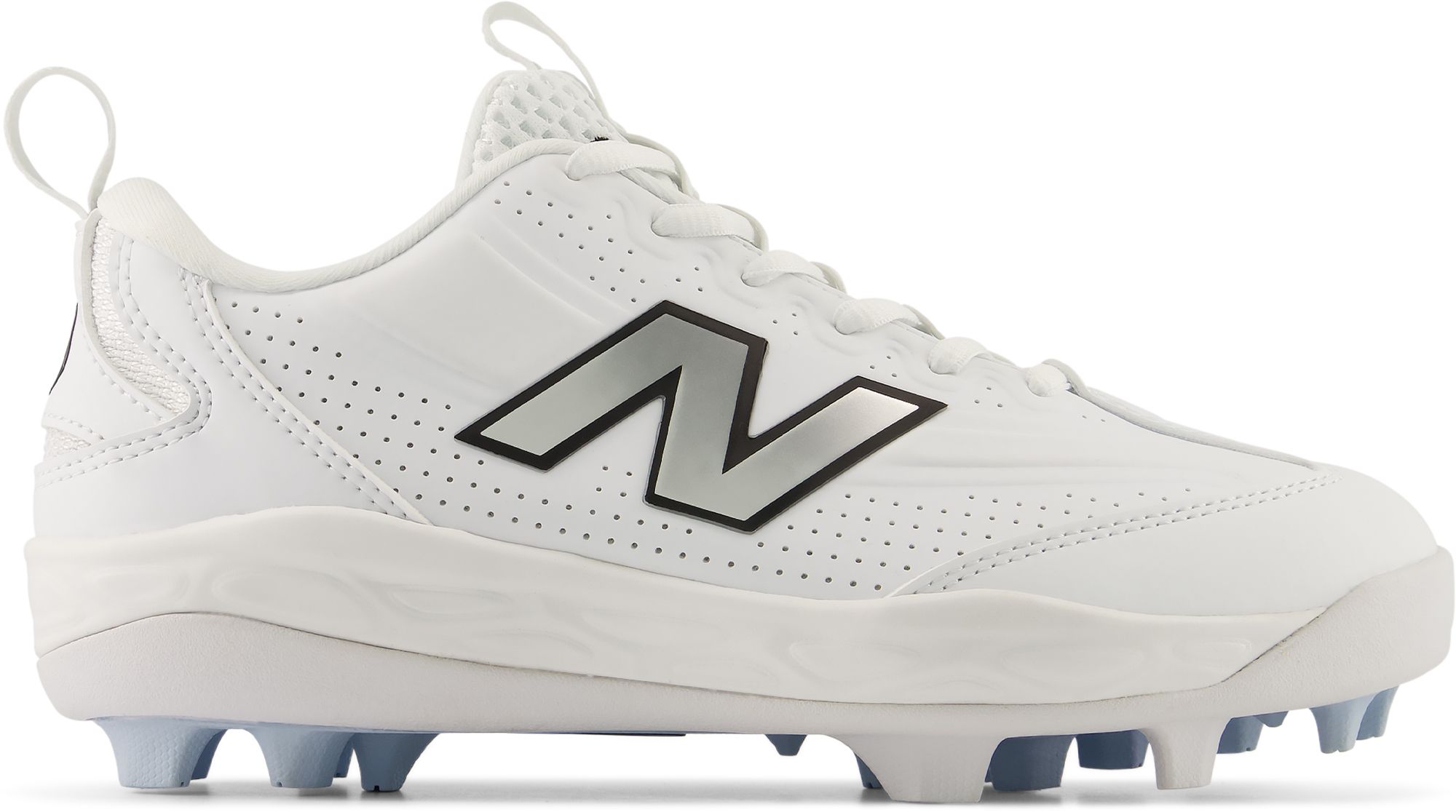 New Balance Kids' Fresh Foam 3000 V8 RM Baseball Cleats, Size 10.5, White