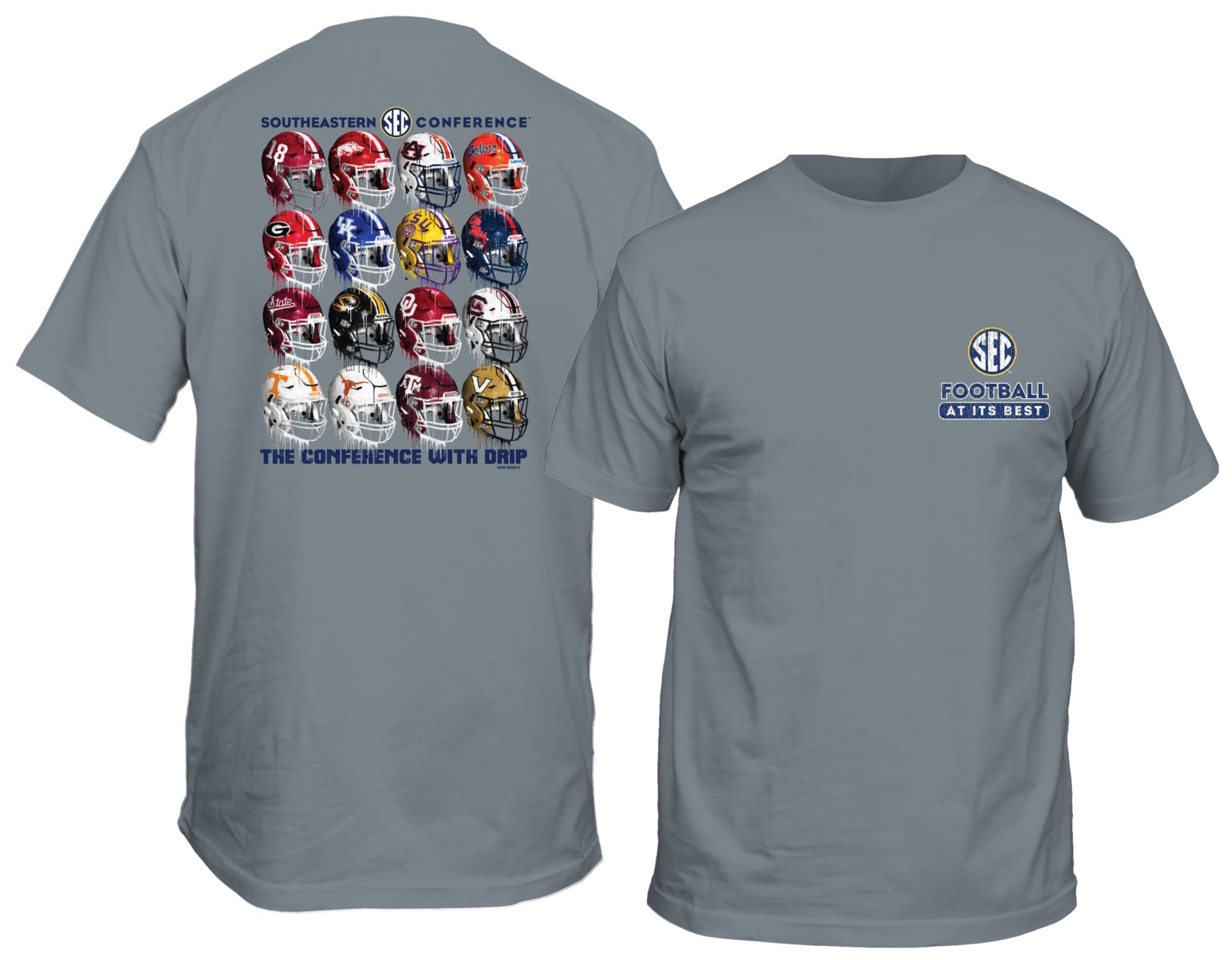 New World Graphics Youth NCAA SEC Helmet T-Shirt