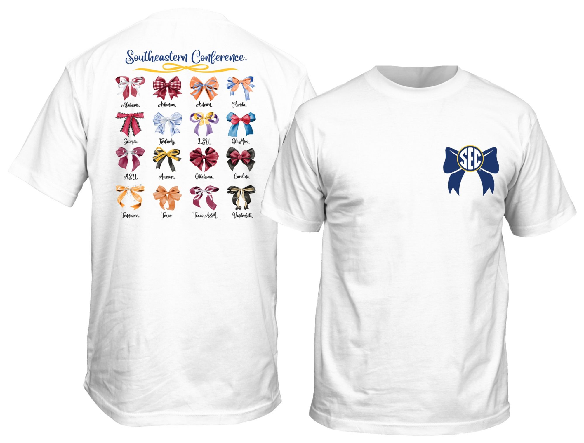 New World Graphics Youth NCAA SEC Ribbon T-Shirt