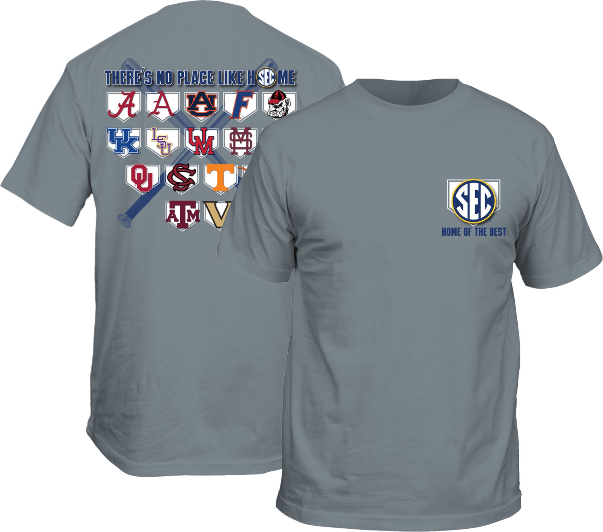 New World Graphics Youth NCAA Granite SEC Baseball Home T-Shirt
