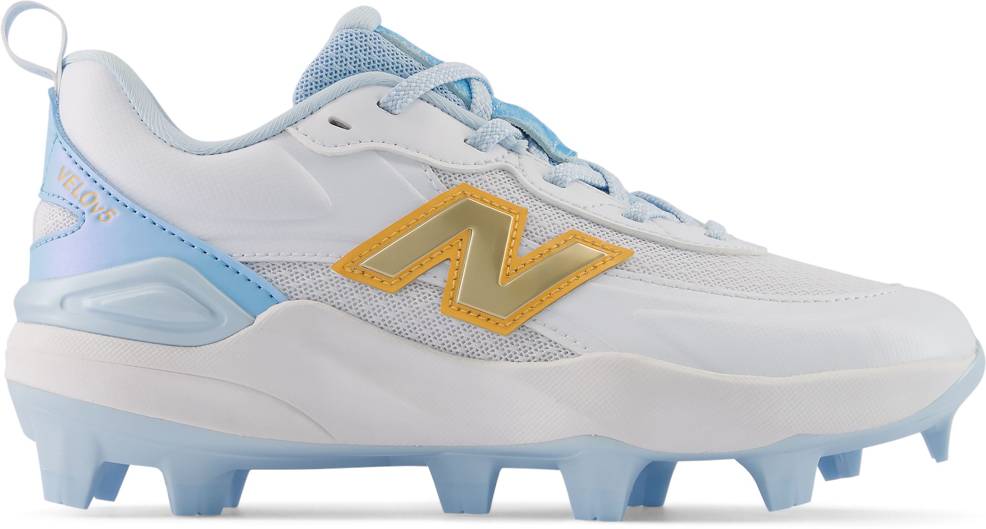 New Balance Kids' Velo V5 Summer Skies TPU Softball Cleats