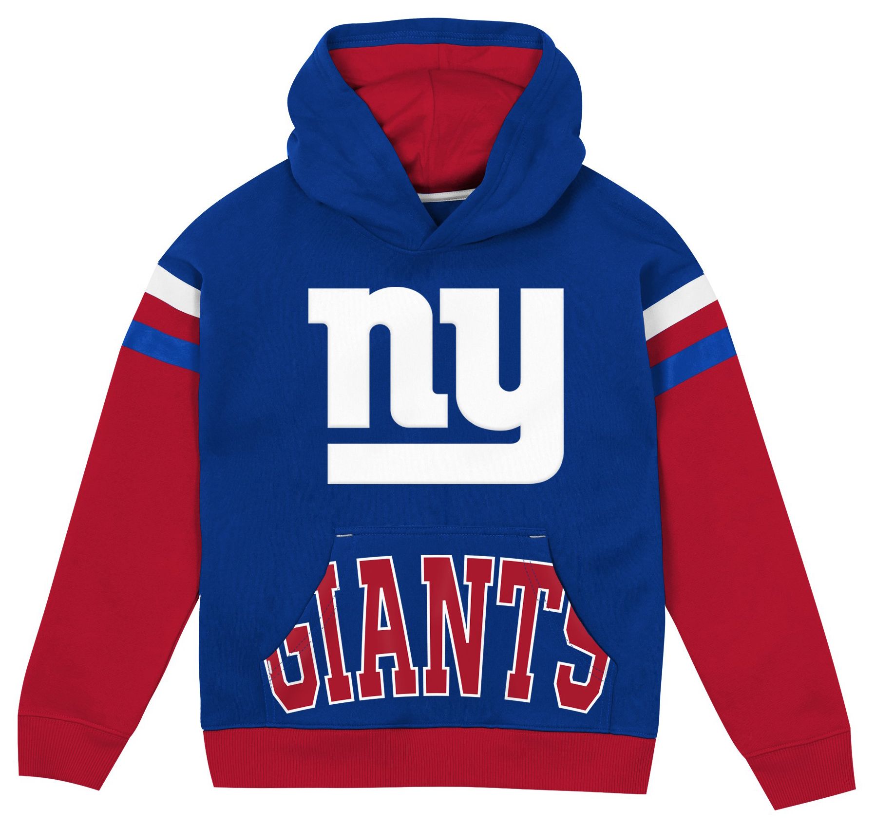 NFL Team Apparel Boys' New York Giants Pass Rush Hoodie