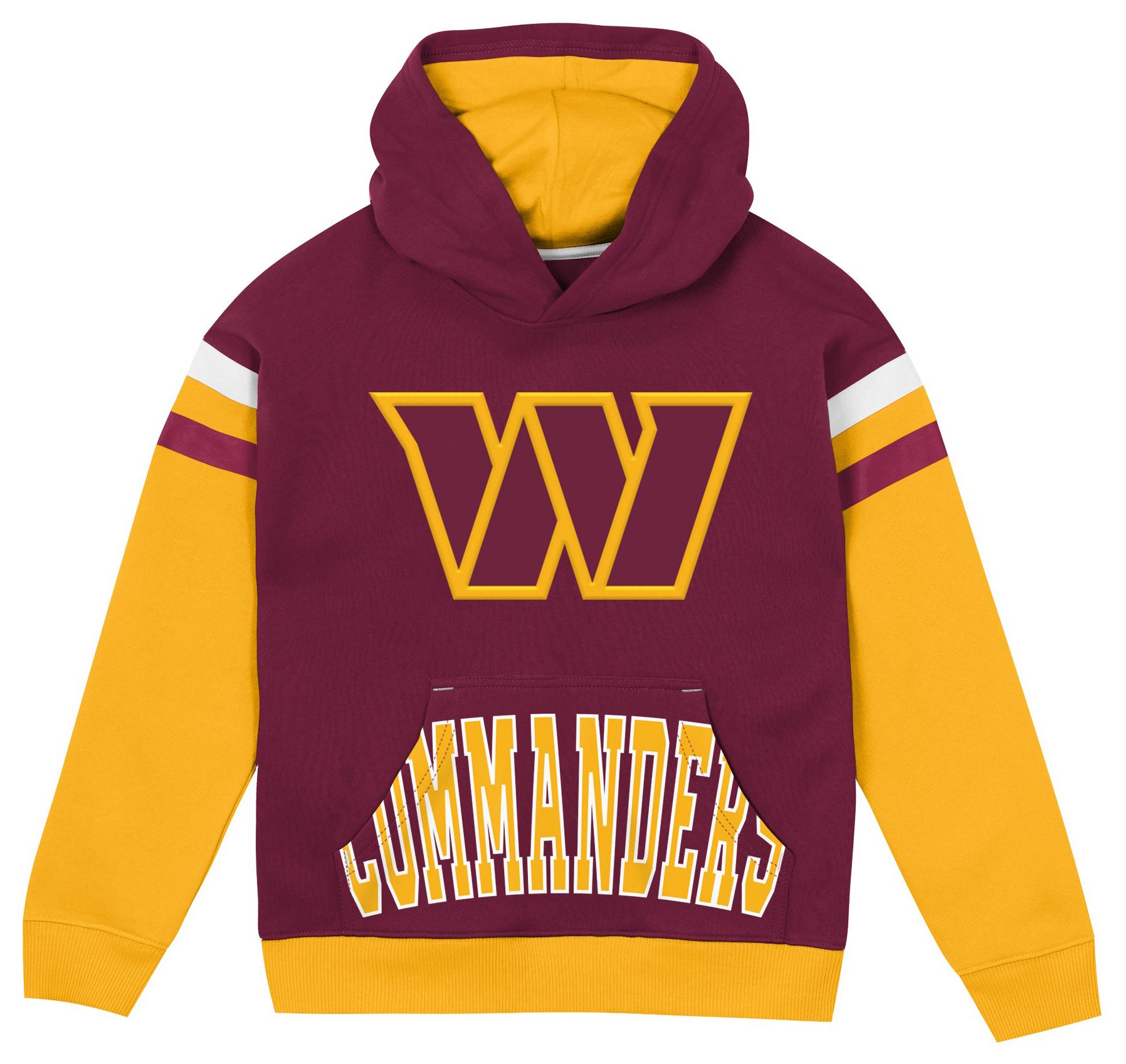 NFL Team Apparel Boys' Washington Commanders Pass Rush Hoodie