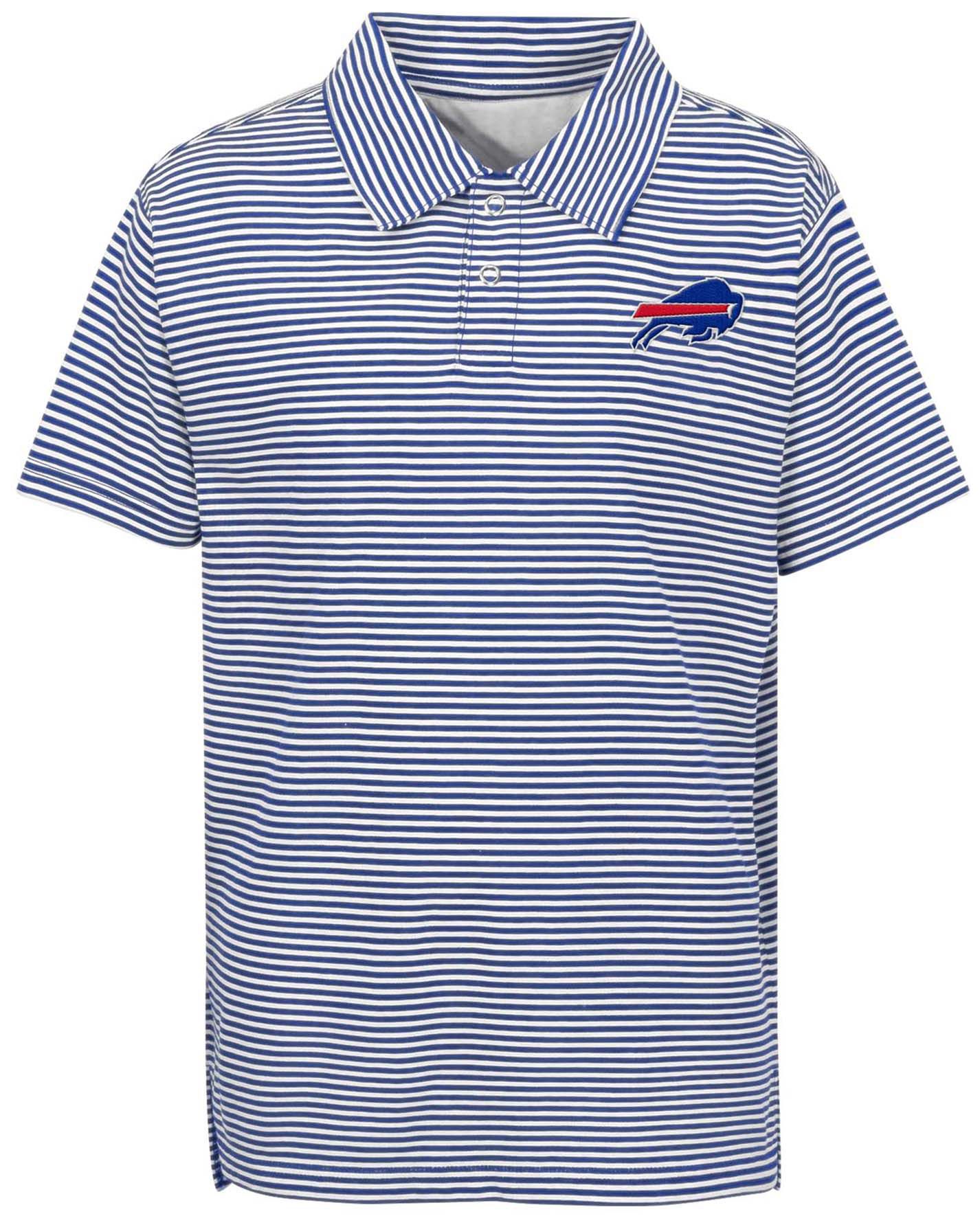 NFL Team Apparel Boys' Buffalo Bills Royal Polo Shirt