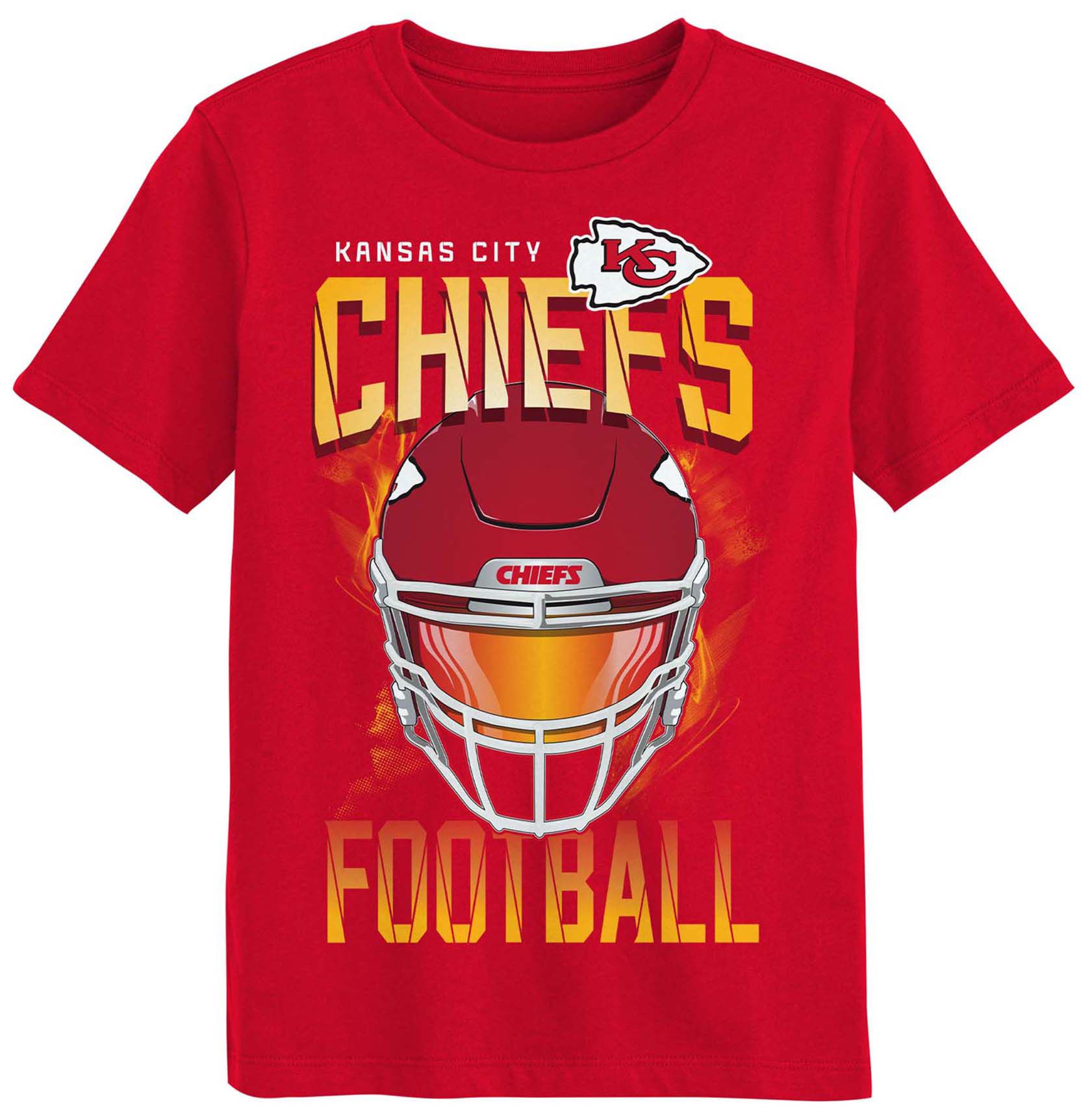 NFL Team Apparel Boys' Kansas City Chiefs Red T-Shirt