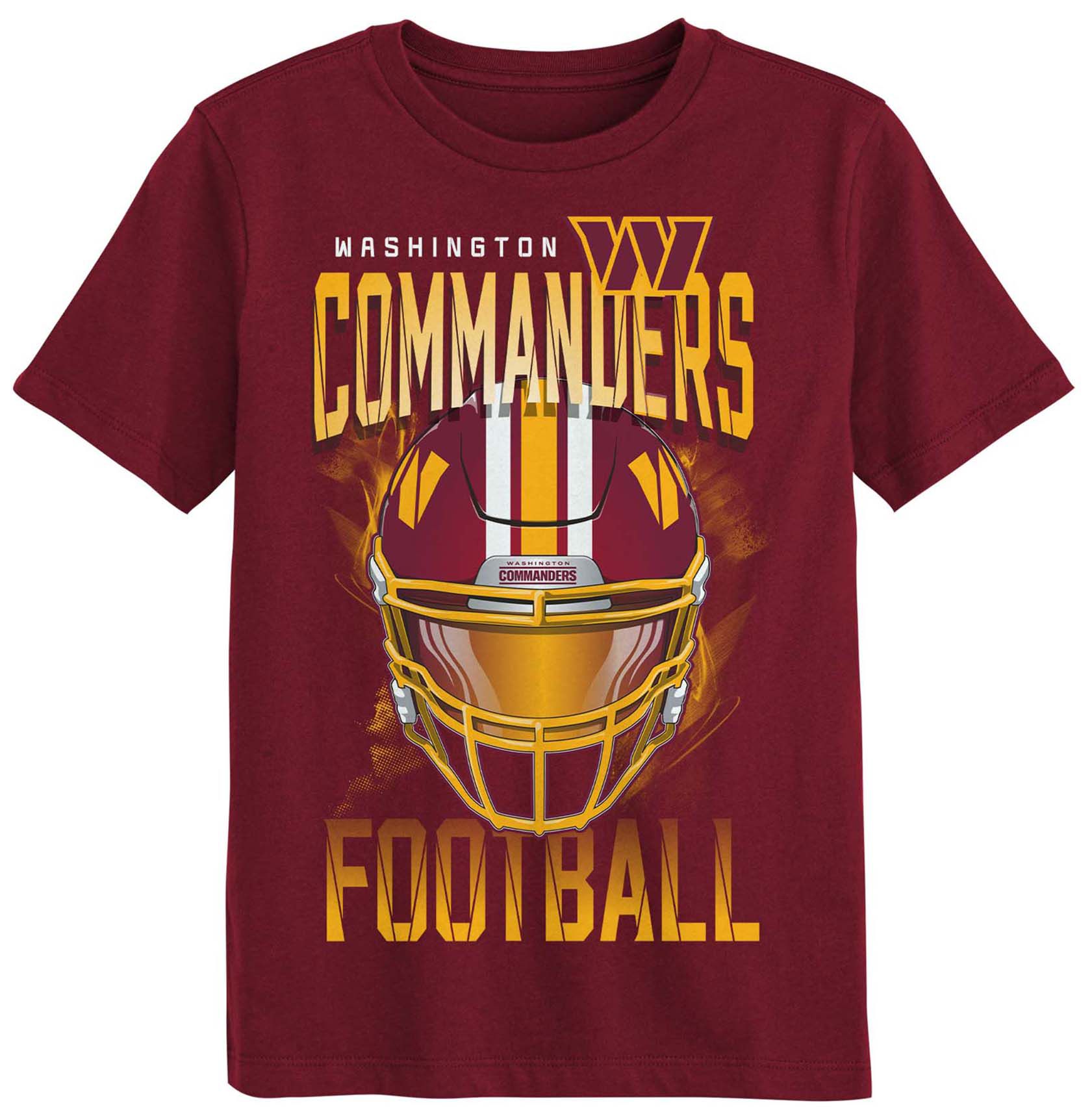 NFL Team Apparel Boys' Washington Commanders Red T-Shirt