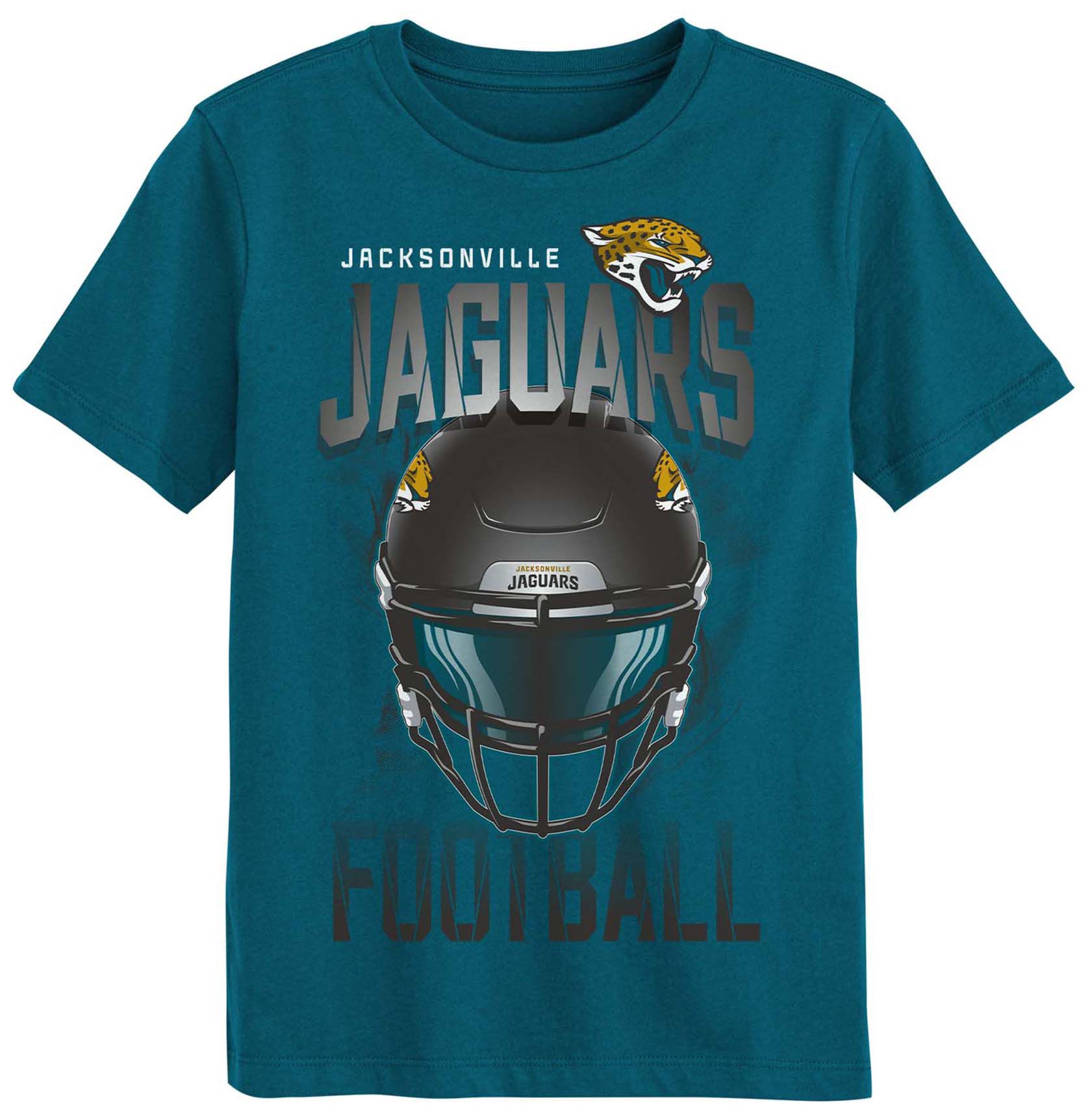 NFL Team Apparel Boys' Jacksonville Jaguars Teal T-Shirt