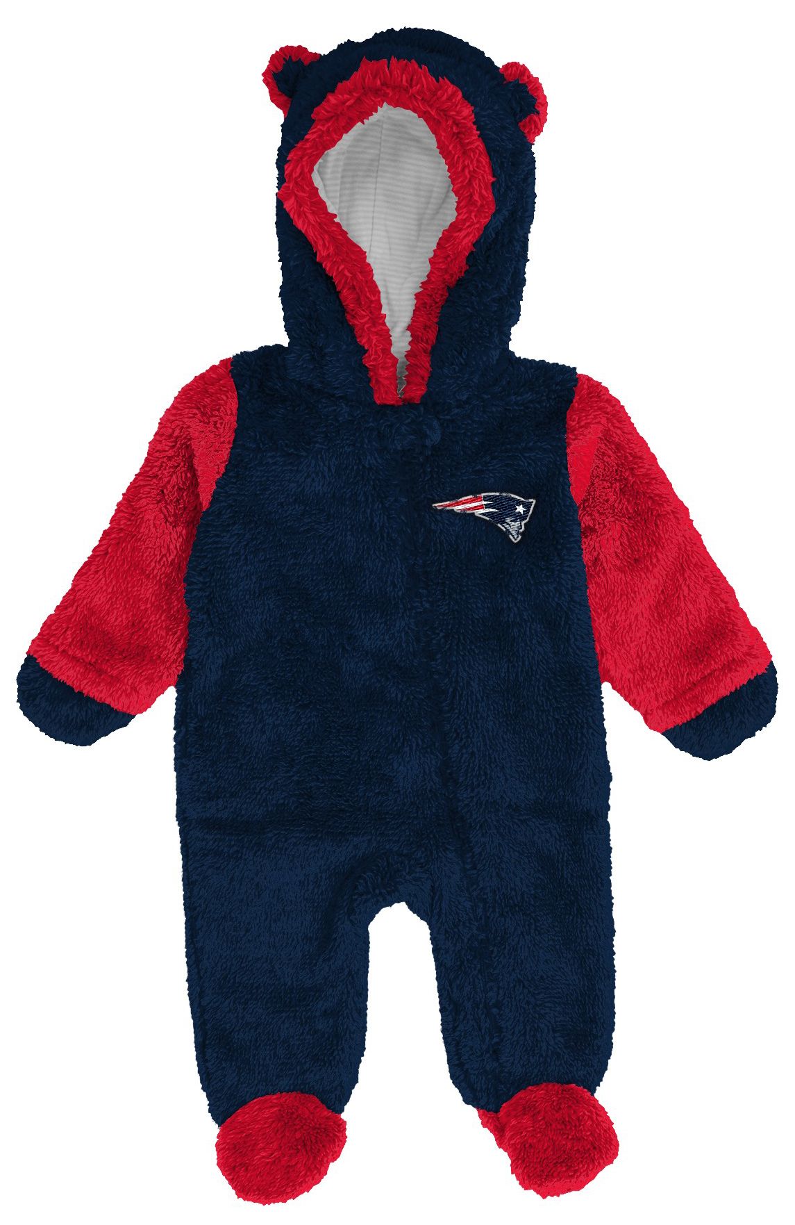 NFL Team Apparel Infant New England Patriots Newborn Coverall