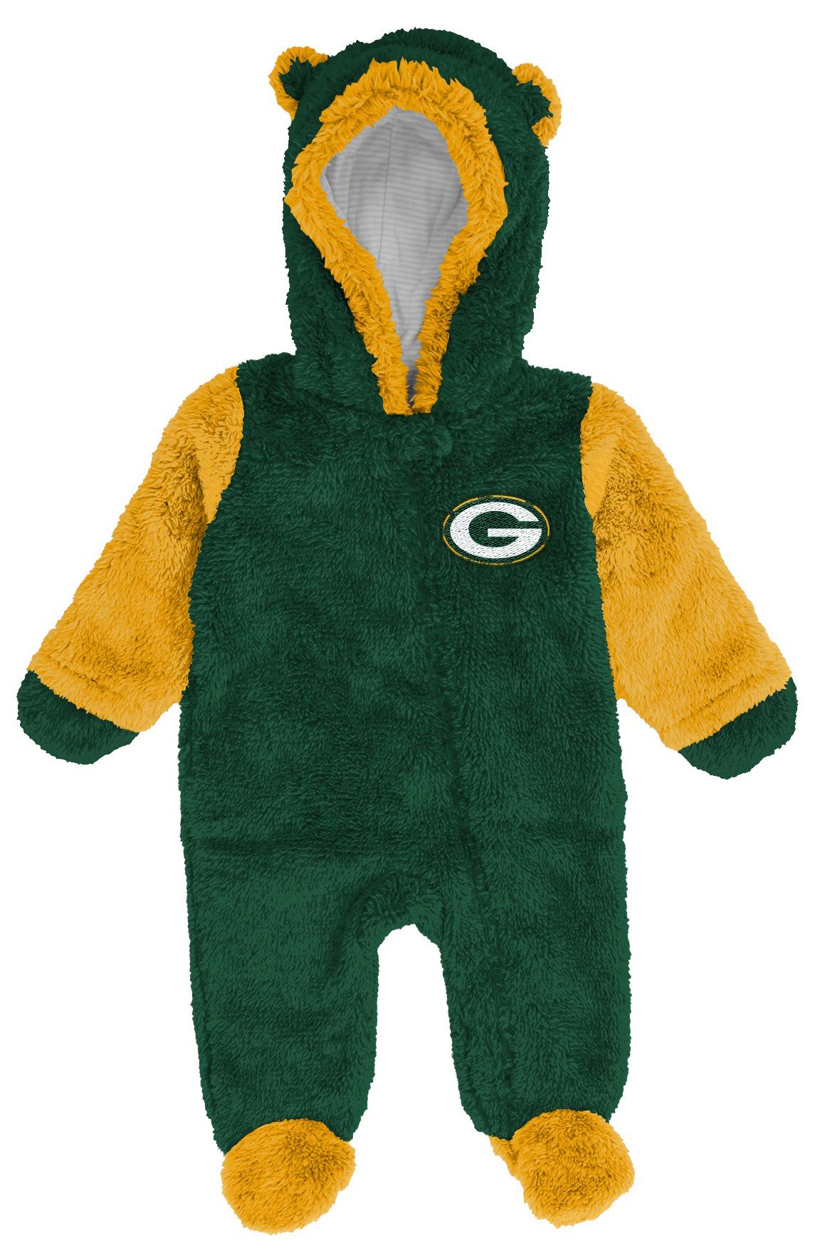NFL Team Apparel Infant Green Bay Packers Newborn Coverall