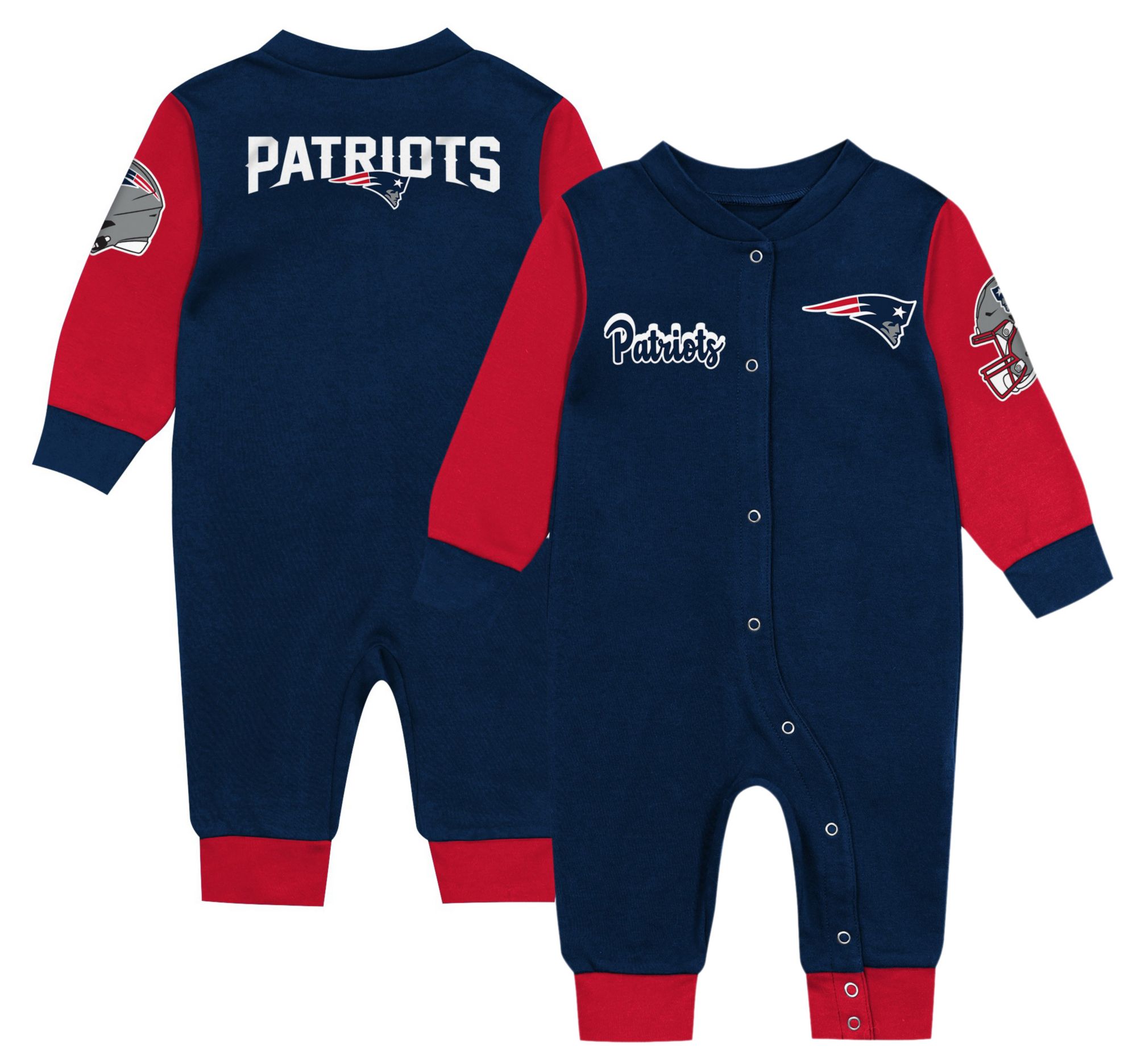NFL Team Apparel Infant New England Patriots Wipeout 2-Piece Set