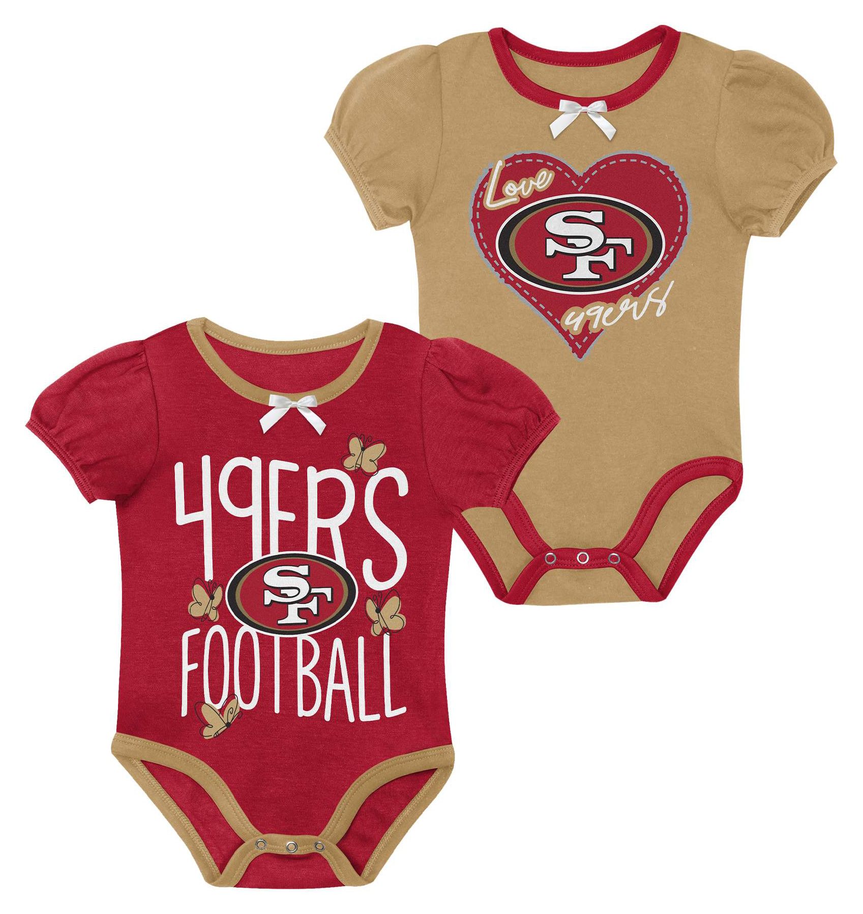 NFL Team Apparel Infant San Francisco 49ers Red 2 Piece Creeper