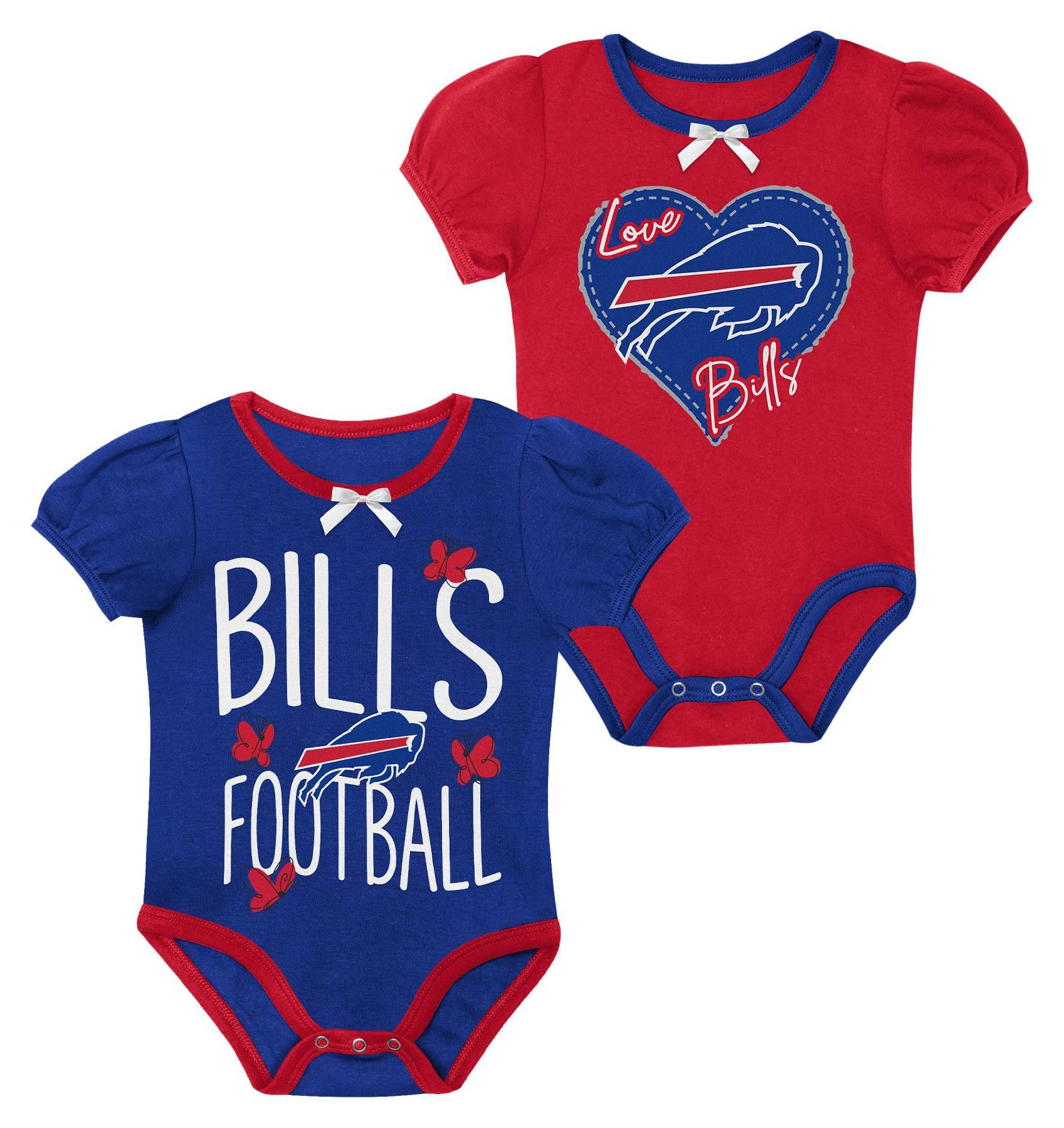 NFL Team Apparel Infant Buffalo Bills Royal 2 Piece Creeper