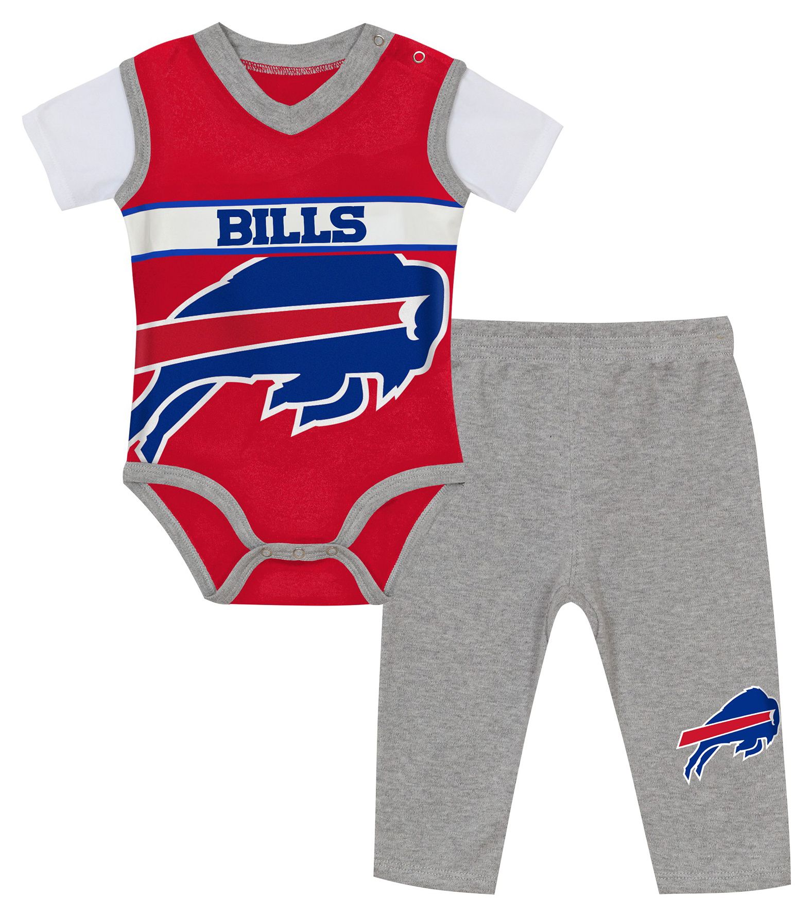 NFL Team Apparel Infant Buffalo Bills Wide Out 2-Piece Set