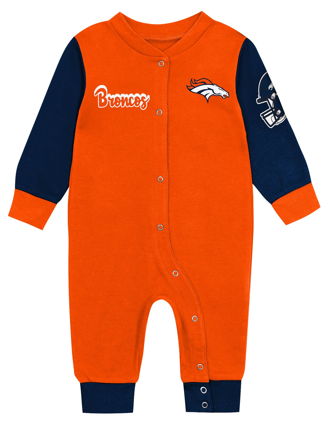 NFL Team Apparel Infant Denver Broncos Endzone Coverall