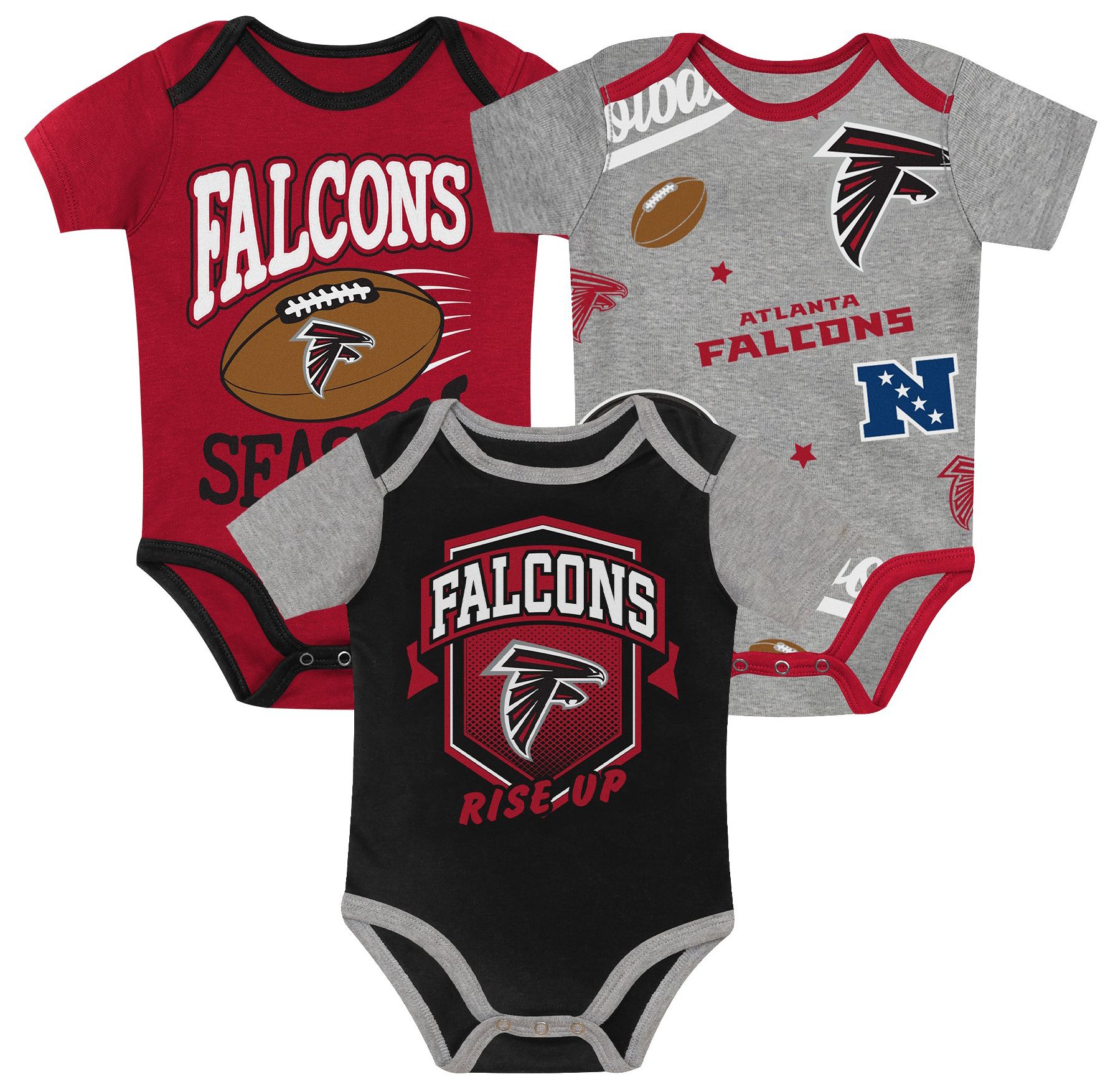 NFL Team Apparel Infant Atlanta Falcons Red Creeper