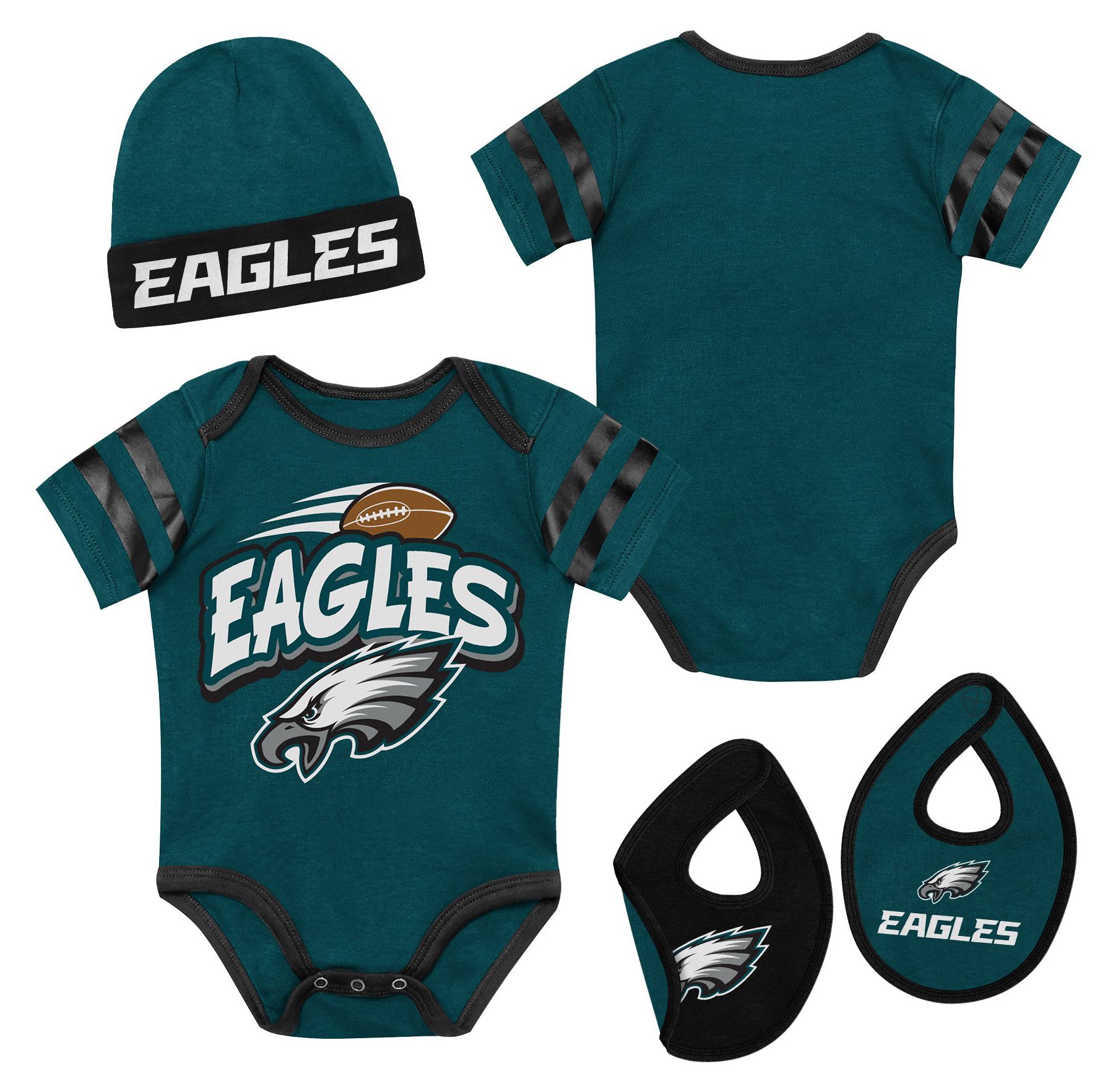 NFL Team Apparel Newborn Philadelphia Eagles Prodigy 3-Piece Set