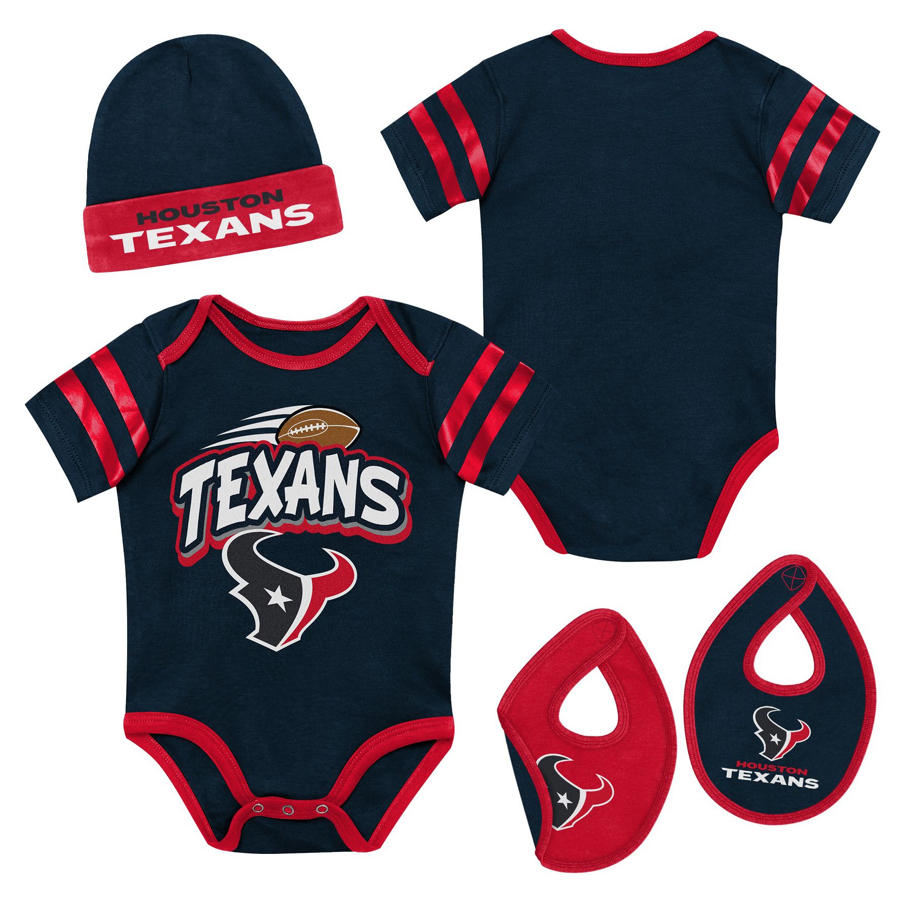 NFL Team Apparel Newborn Houston Texans Prodigy 3-Piece Set