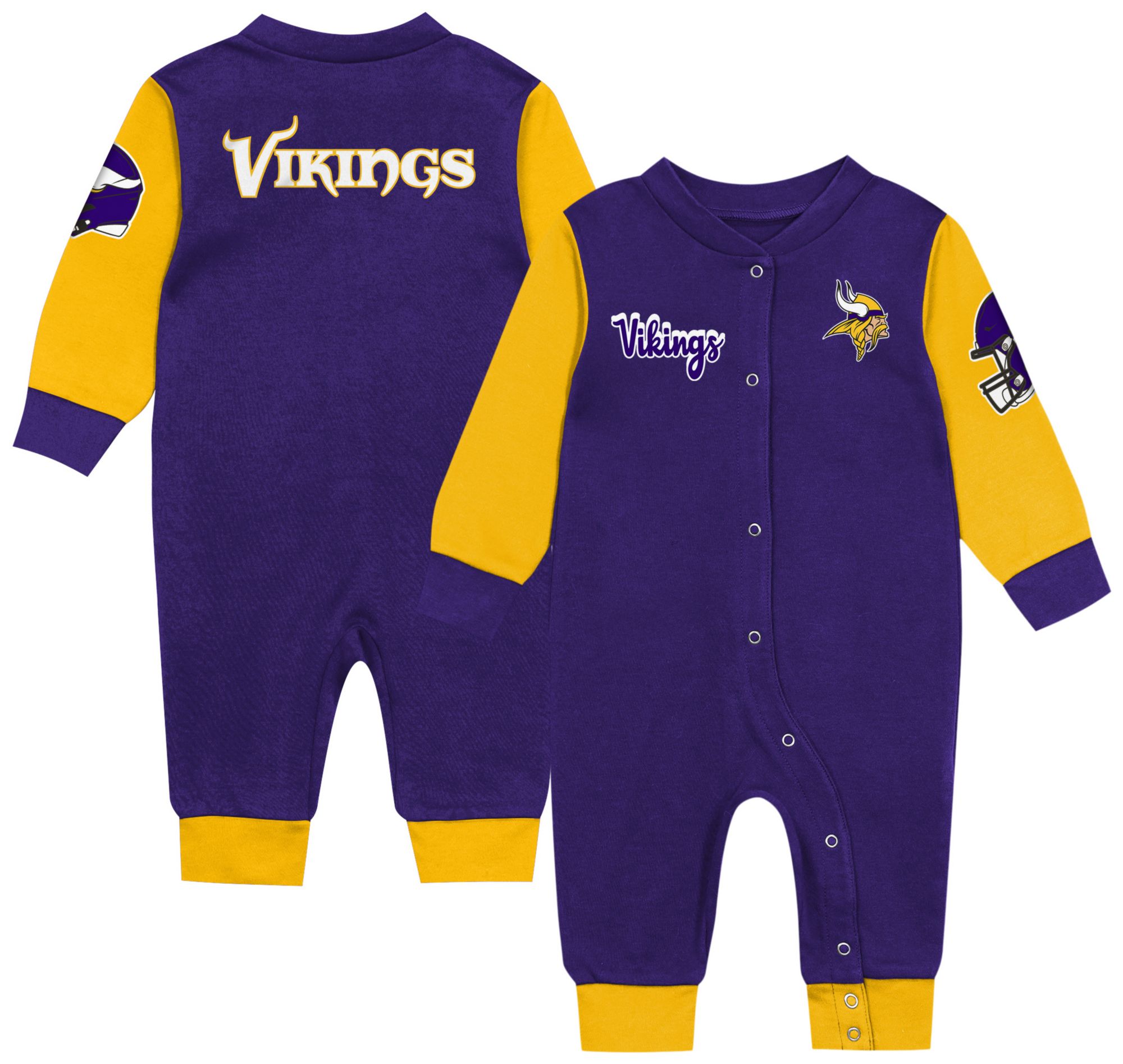 NFL Team Apparel Infant Minnesota Vikings Endzone Coverall