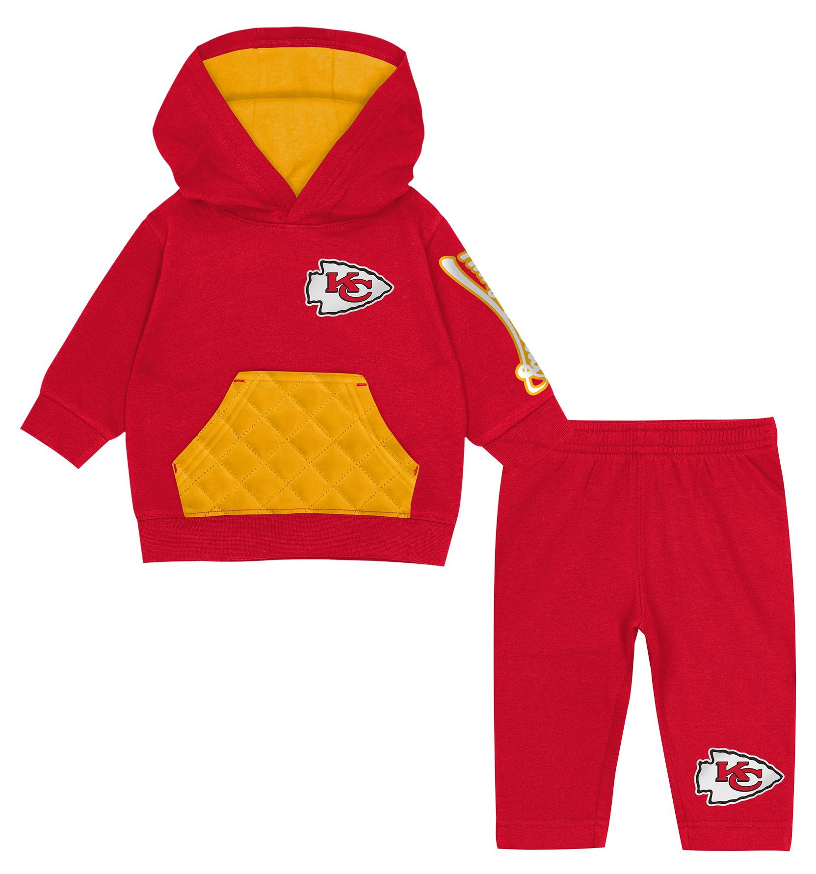 NFL Team Apparel Toddler Kansas City Chiefs Stopper 2-Piece Set