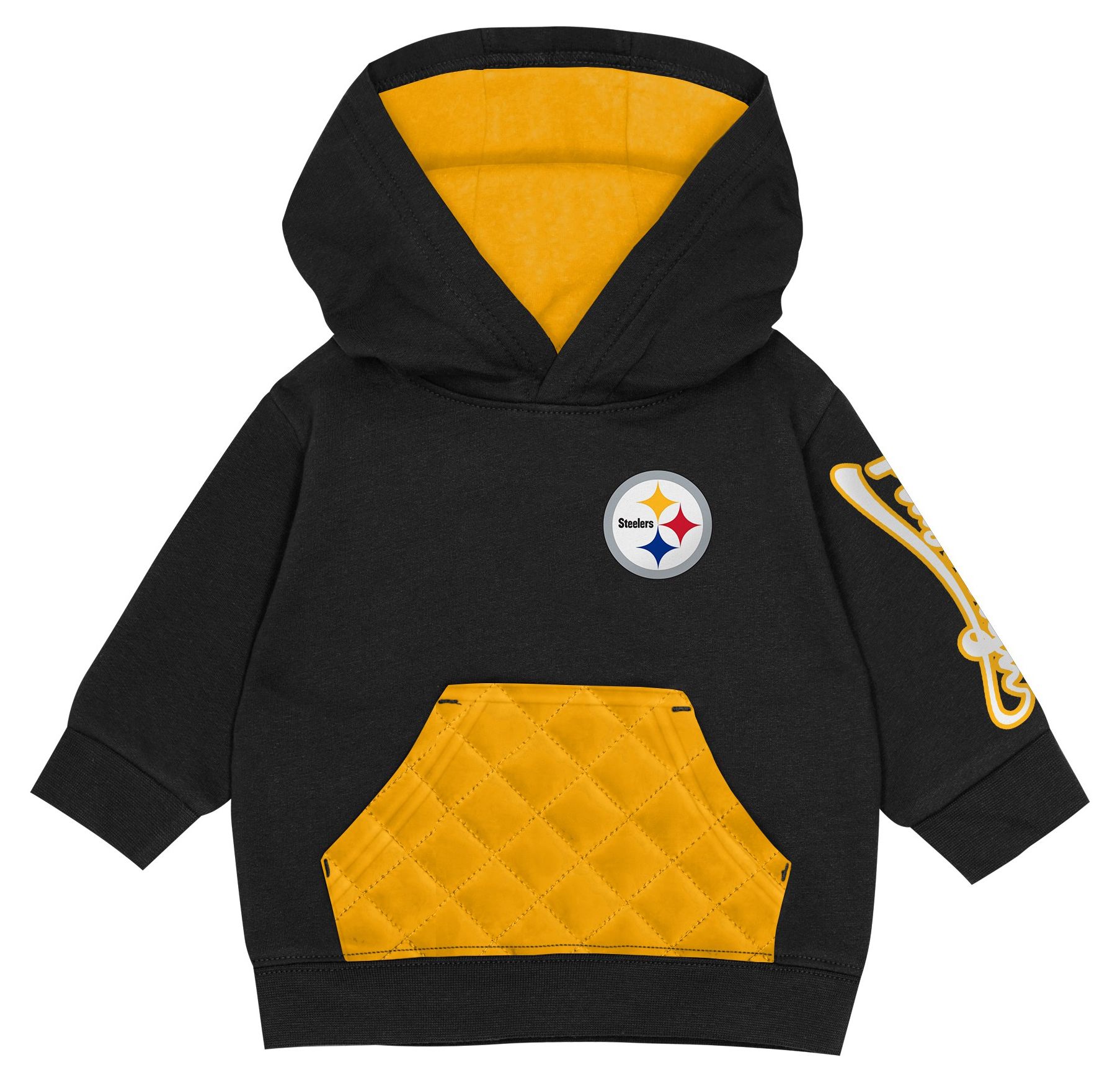 NFL Team Apparel Toddler Pittsburgh Steelers Stopper 2-Piece Set
