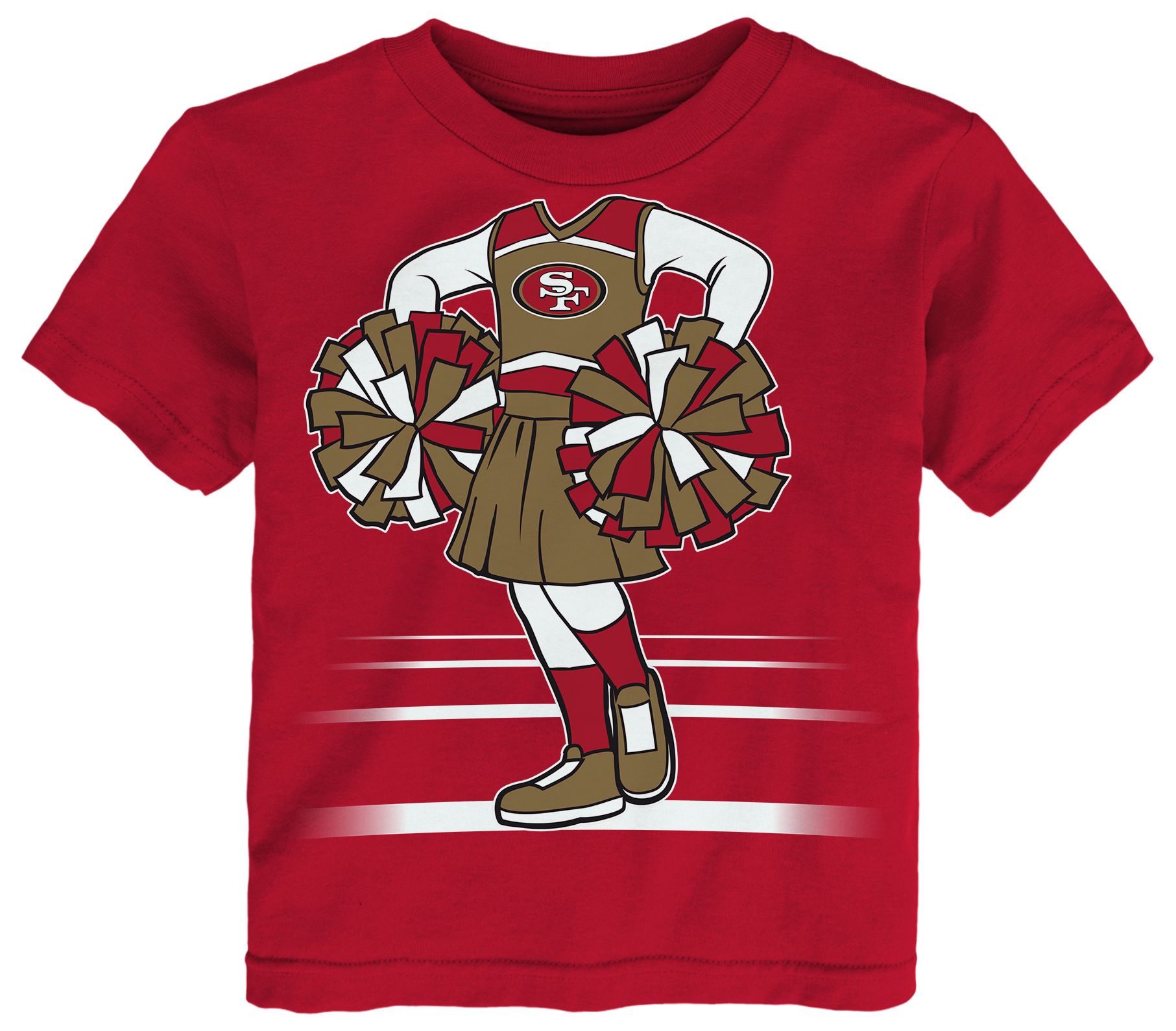NFL Team Apparel Toddler San Francisco 49ers Red Game Fit T-Shirt