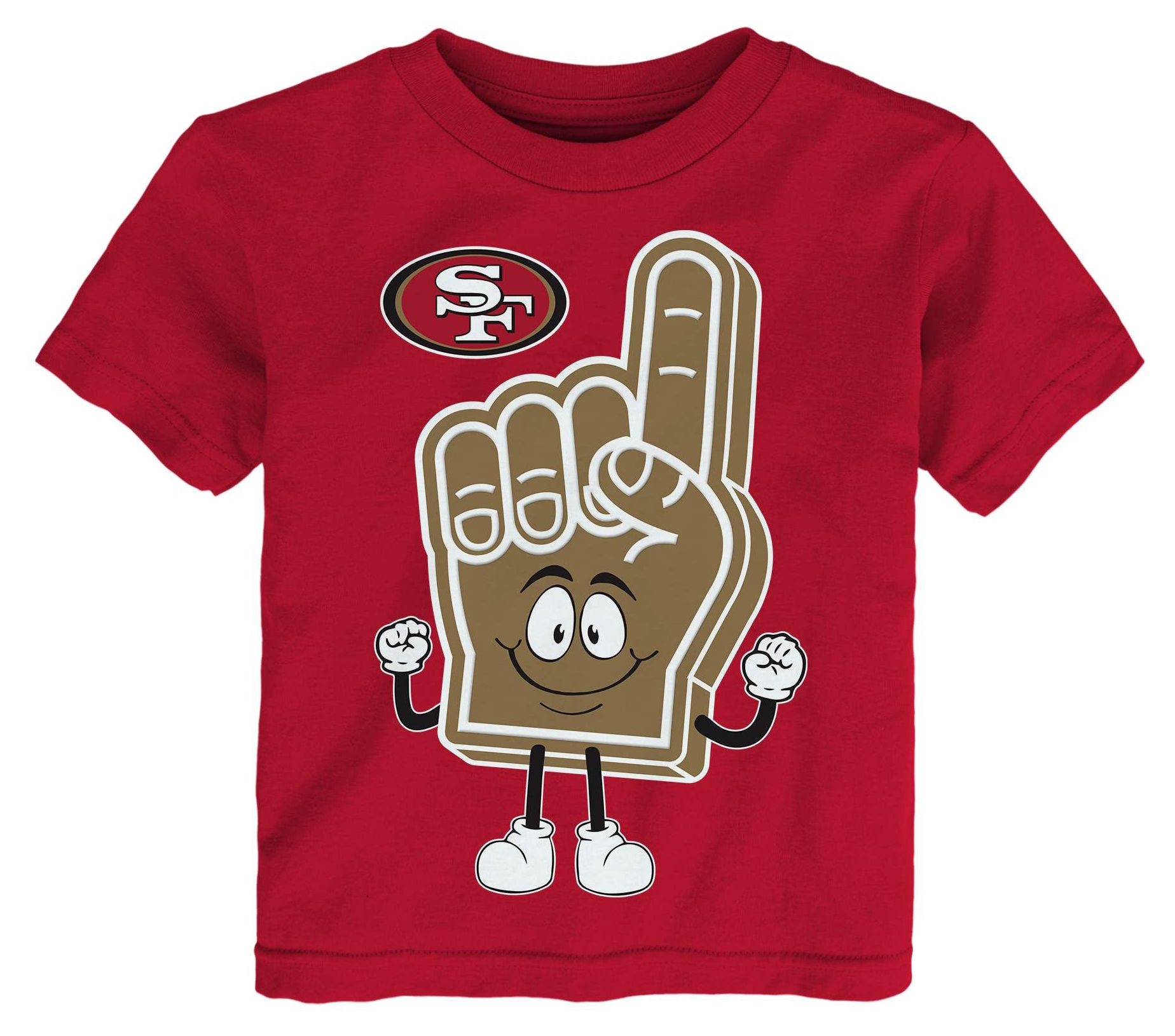 NFL Team Apparel Toddler San Francisco 49ers Red T-Shirt