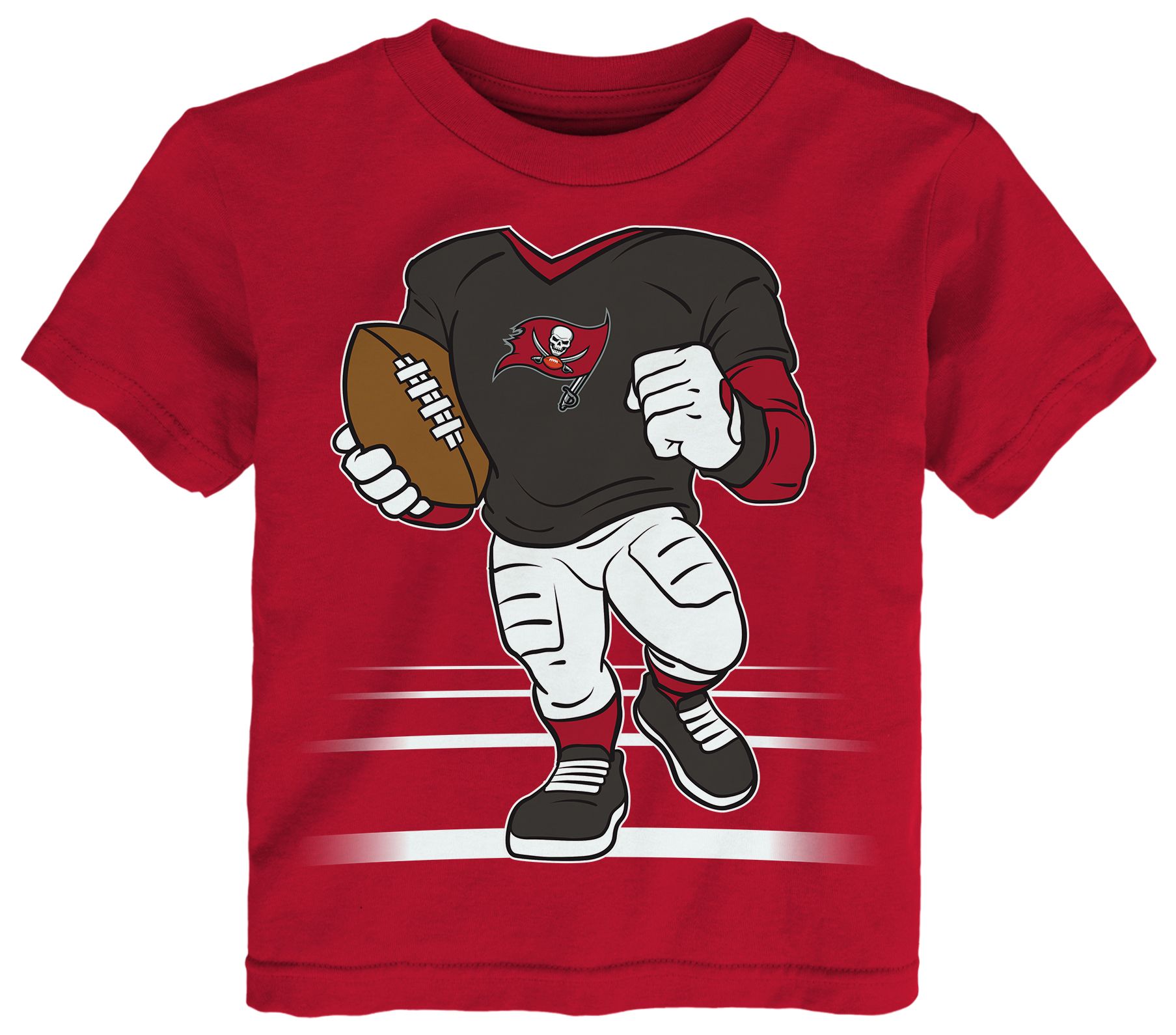 NFL Team Apparel Toddler Tampa Bay Buccaneers Red Game Fit T-Shirt