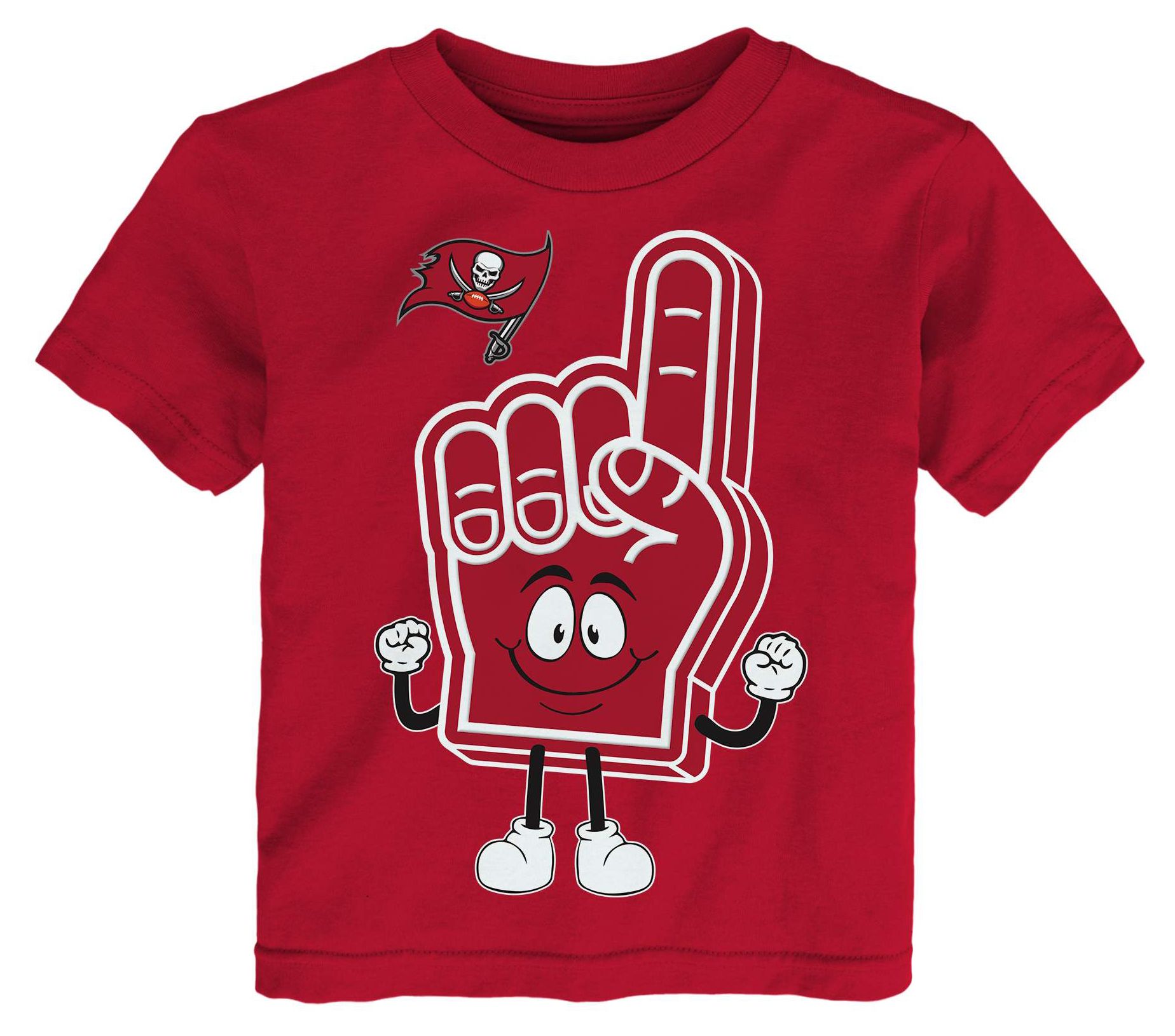 NFL Team Apparel Toddler Tampa Bay Buccaneers Red Handyman T-Shirt