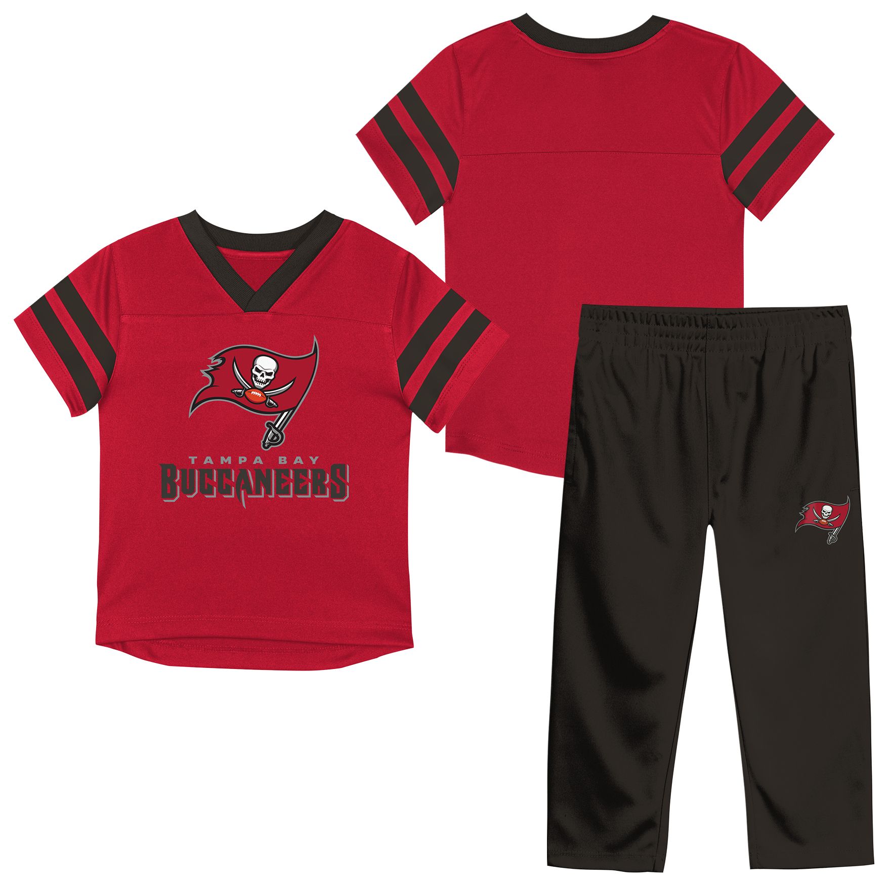 NFL Team Apparel Toddler Tampa Bay Buccaneers Red Zone Set