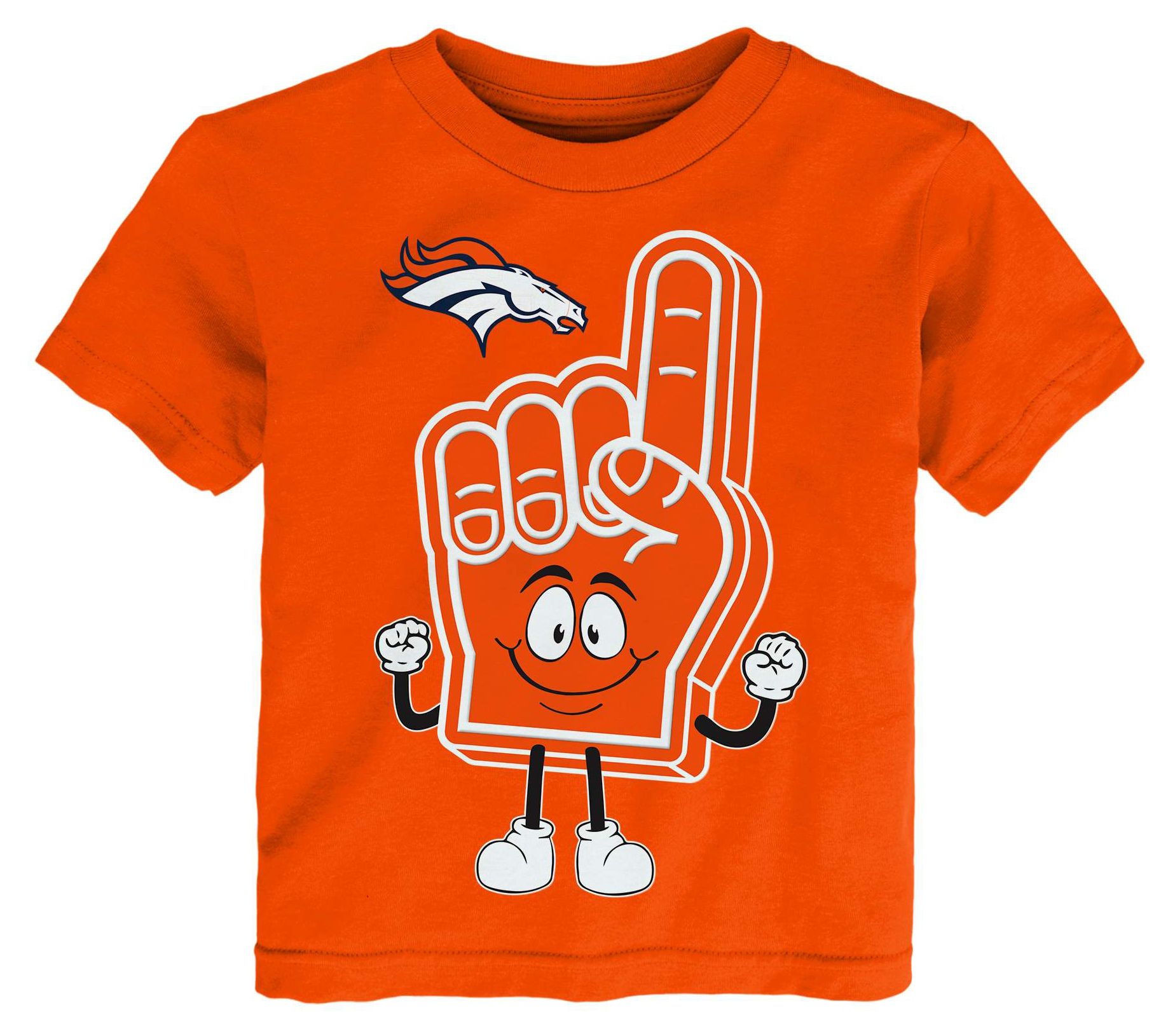 NFL Team Apparel Toddler Denver Broncos Orange T-Shirt