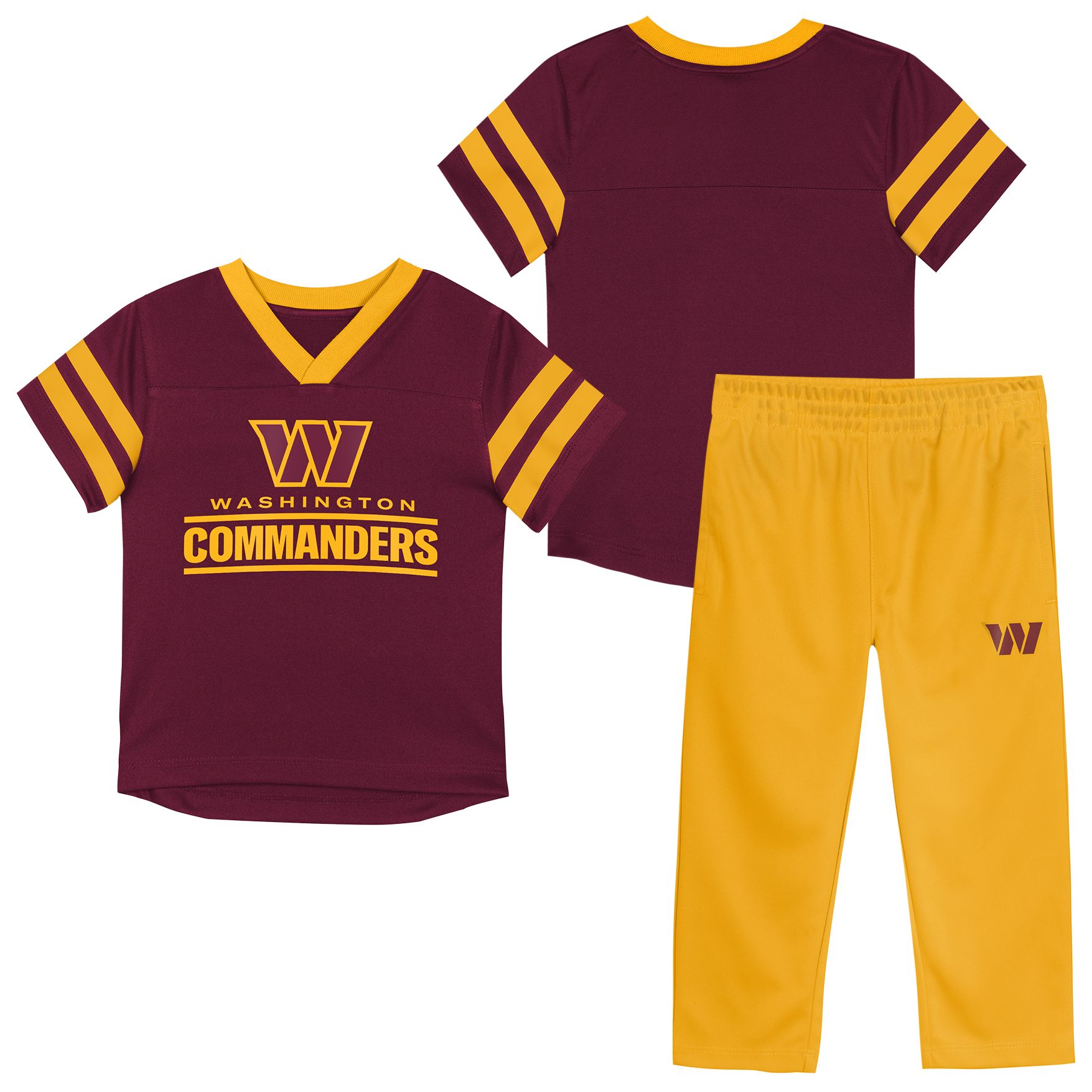 NFL Team Apparel Toddler Washington Commanders Red Zone Set