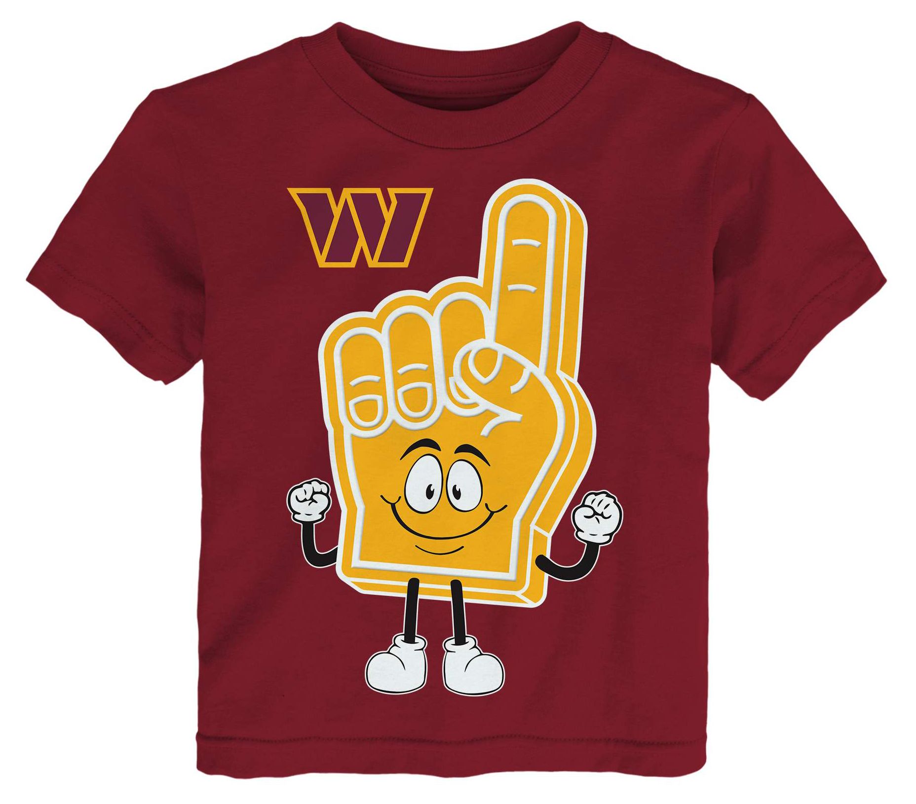 NFL Team Apparel Toddler Washington Commanders Red T-Shirt