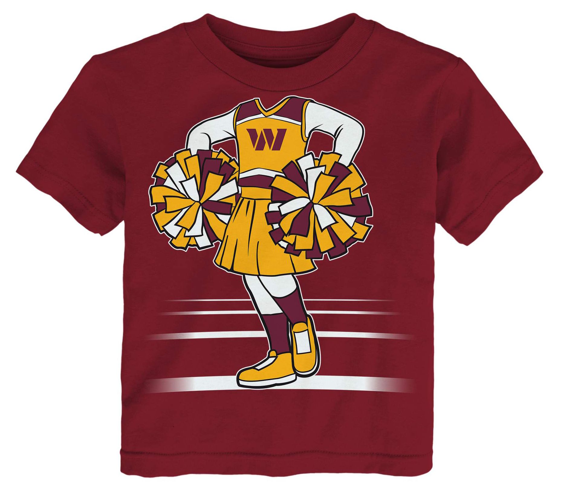 NFL Team Apparel Toddler Washington Commanders Red T-Shirt