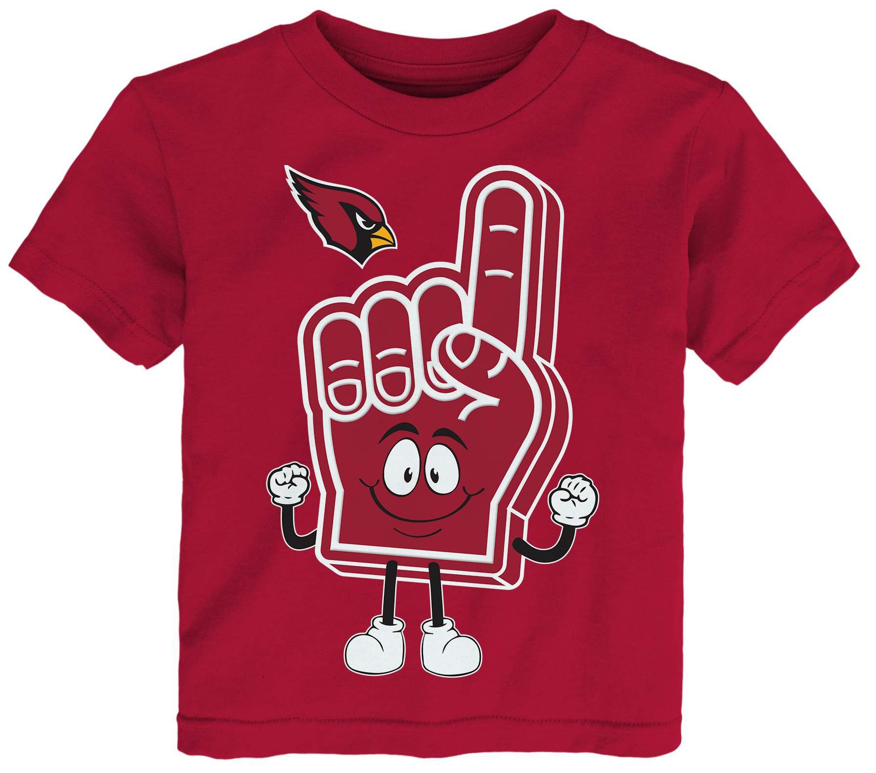 NFL Team Apparel Toddler Arizona Cardinals Red Handyman Long Sleeve Shirt